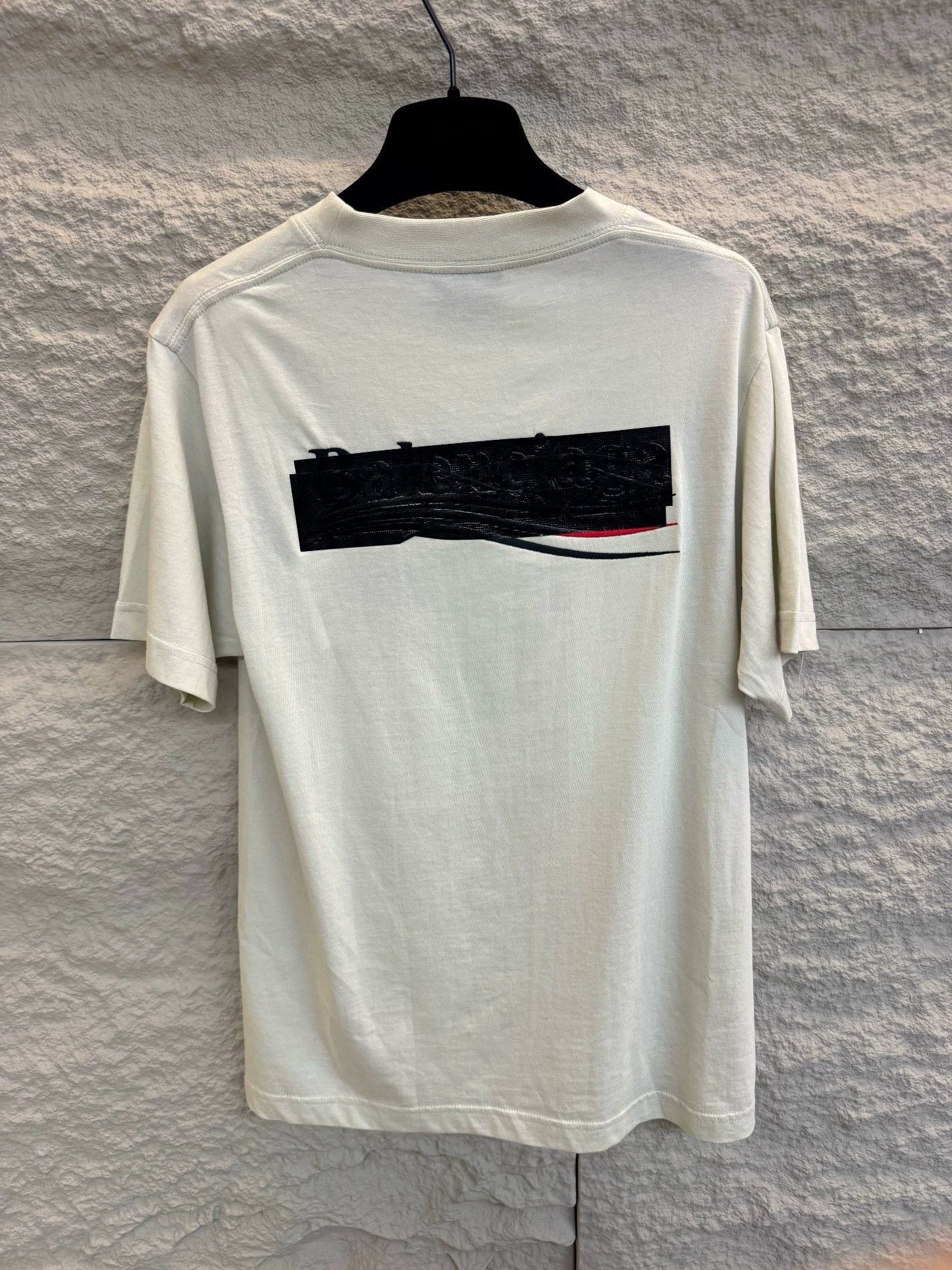Balenciaga White Short-Sleeve Graphic Tee, XS Size US XS / EU 42 / 0 - 2 Thumbnail