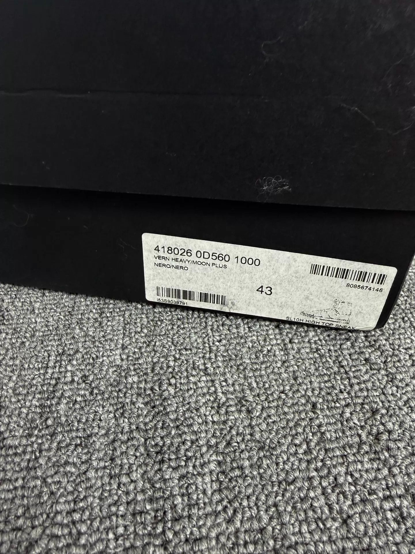 Yves Saint Laurent Black High-Top Sneakers Size 10 Size US 10 / EU 43 - 8 Thumbnail