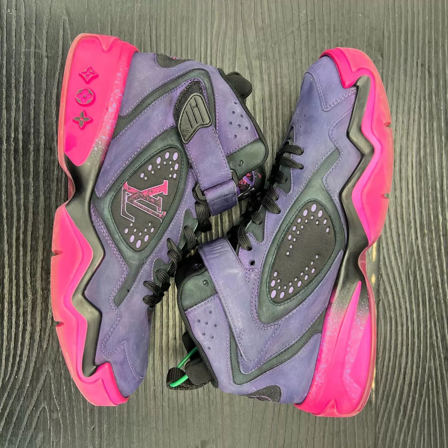Louis Vuitton Purple High-Top Sneakers Size 8.5 Size US 8.5 / EU 41-42 - 7 Thumbnail