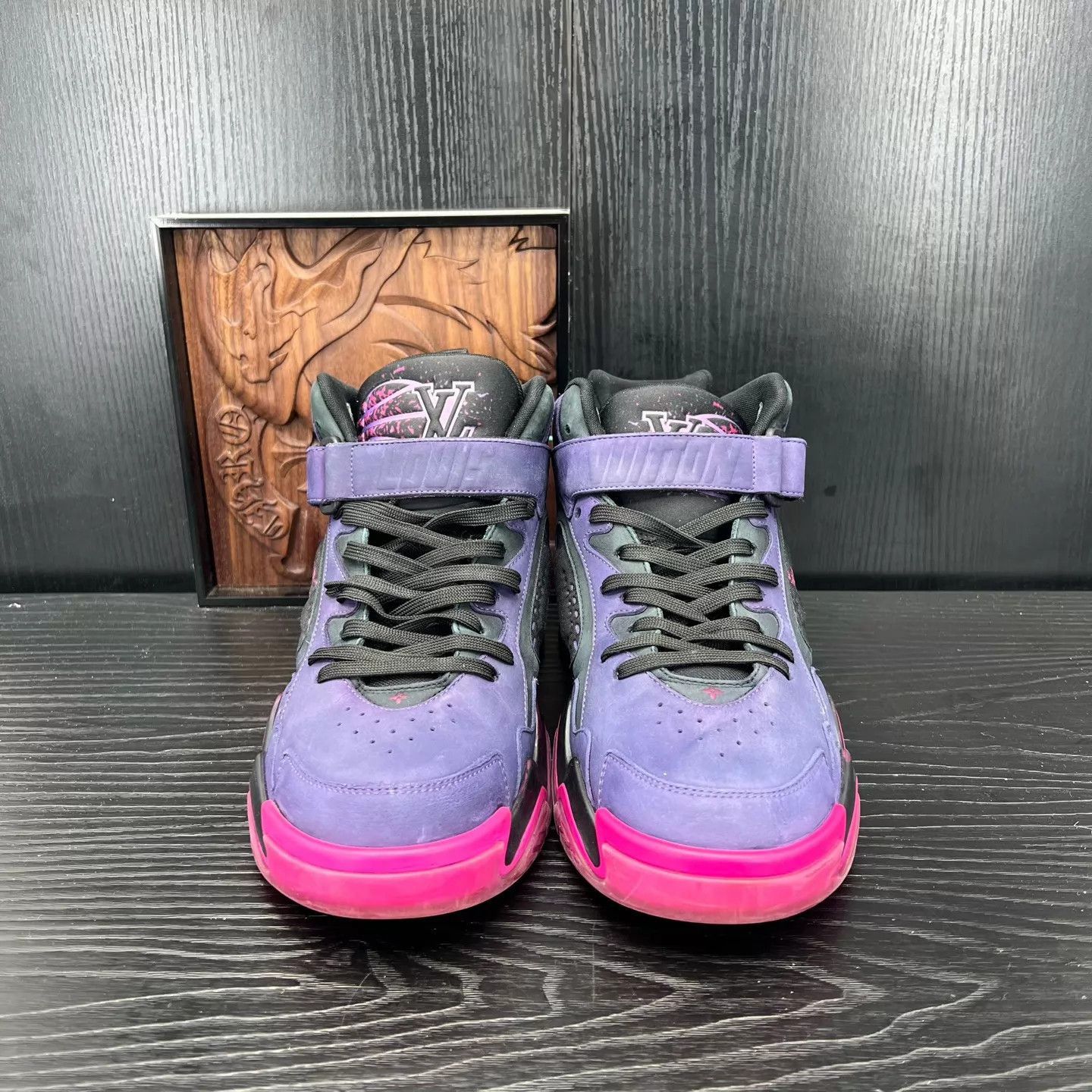 Louis Vuitton Purple High-Top Sneakers Size 8.5 Size US 8.5 / EU 41-42 - 6 Thumbnail