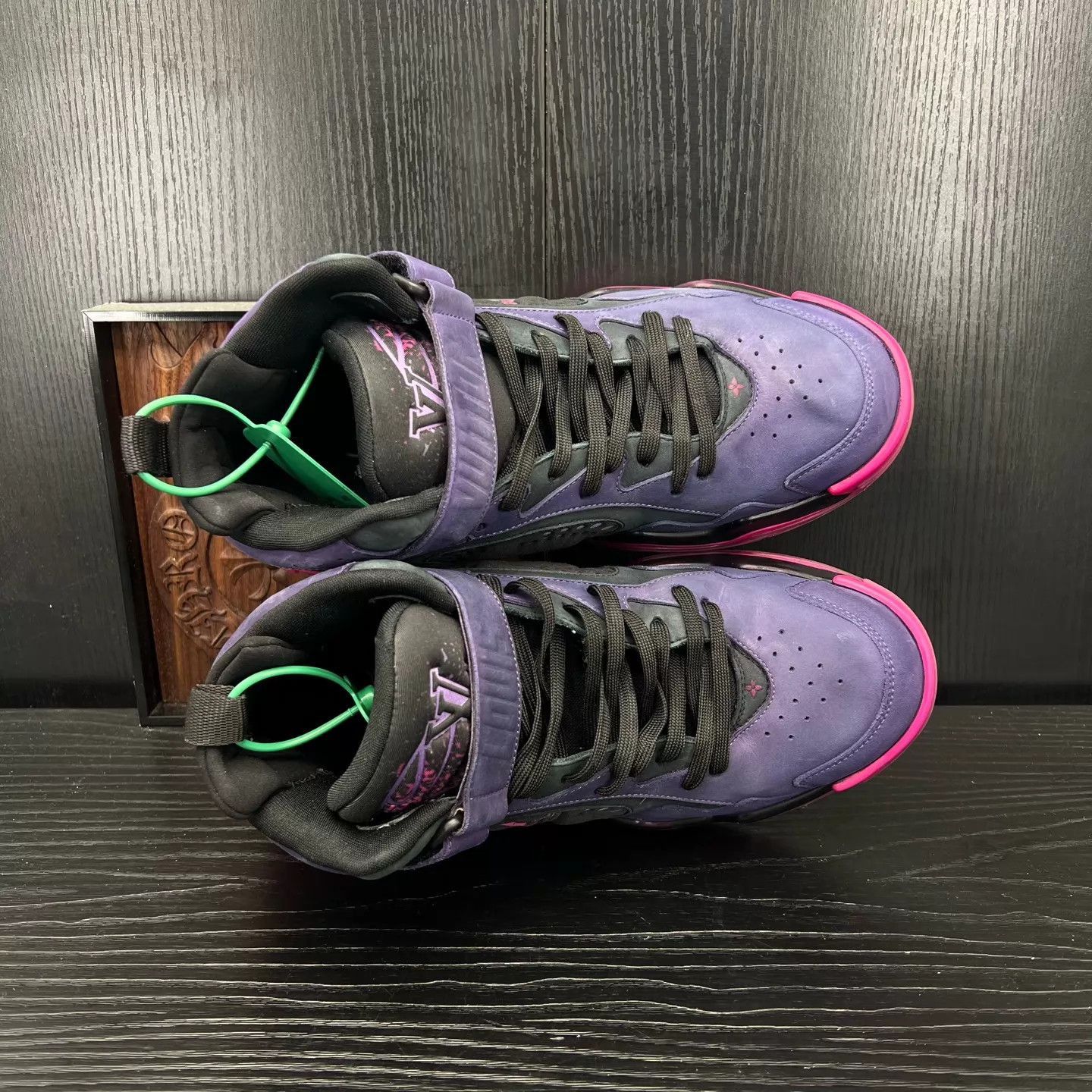 Louis Vuitton Purple High-Top Sneakers Size 8.5 Size US 8.5 / EU 41-42 - 2 Thumbnail