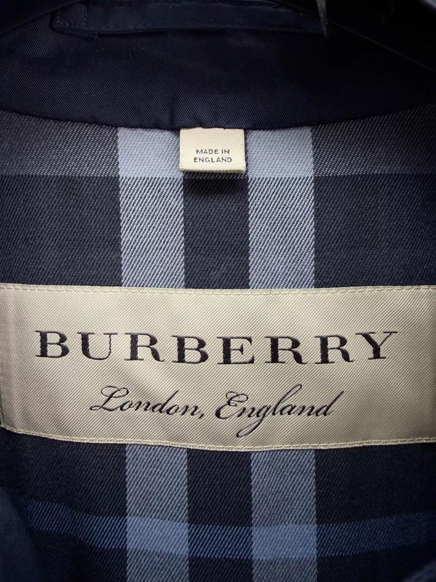 Burberry Blue Double-Breasted Trench Coat with Belt Size US M / EU 48-50 / 2 - 3 Thumbnail