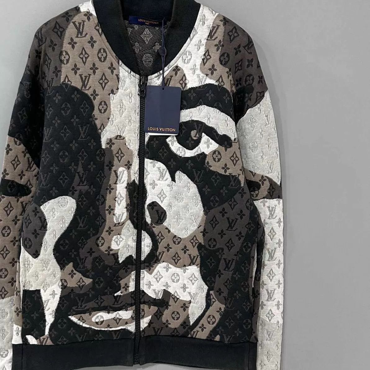 Louis Vuitton Multi Print Zip-Up Bomber Jacket Size S Size US S / EU 44-46 / 1 - 2 Thumbnail
