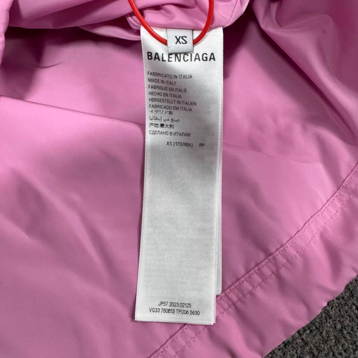 Balenciaga Pink Light Jacket - Size XS Size US XS / EU 42 / 0 - 8 Thumbnail