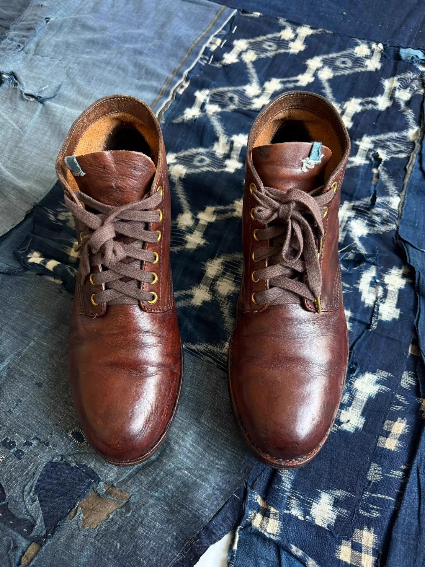 Visvim Brown Leather Lace-Up Boots Size 10.5 Size US 10.5 / EU 43-44 - 5 Thumbnail
