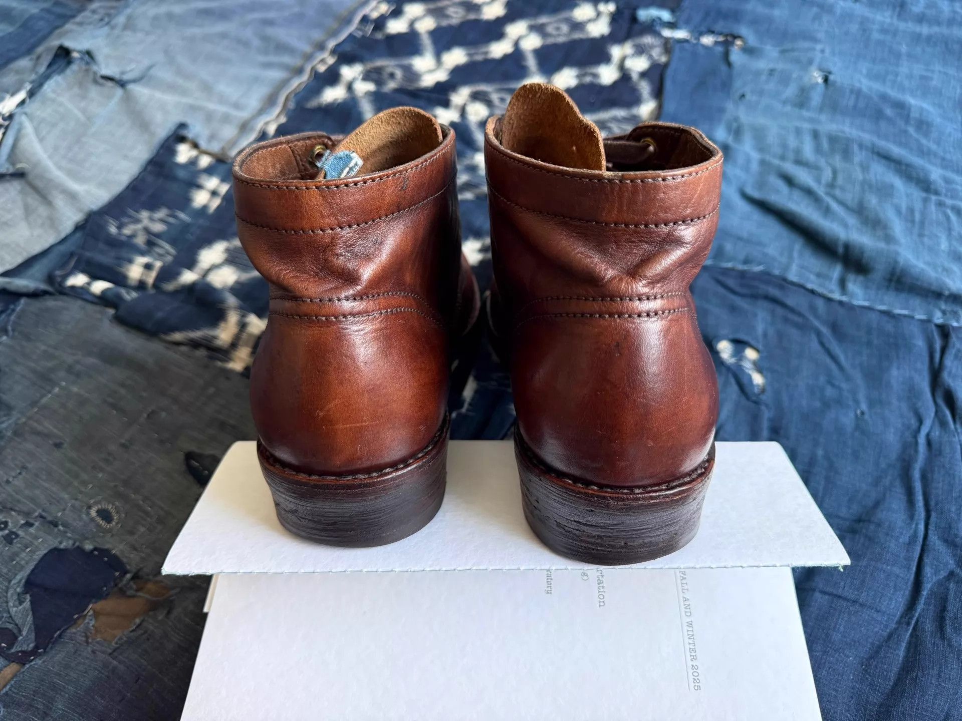 Visvim Brown Leather Lace-Up Boots Size 10.5 Size US 10.5 / EU 43-44 - 6 Thumbnail
