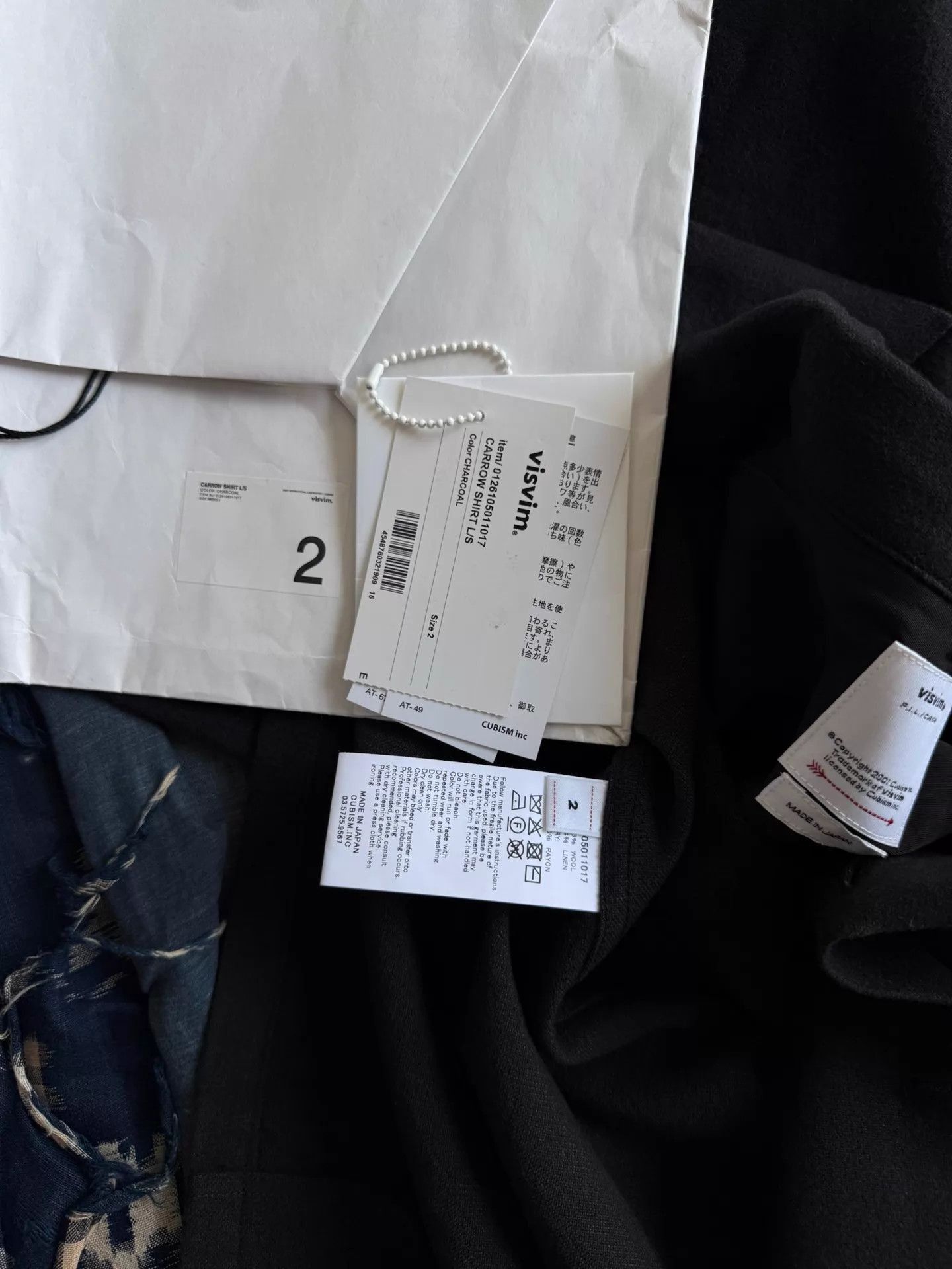 Visvim Black Button-Up Shirt with Chest Pockets Size M Size US M / EU 48-50 / 2 - 9 Thumbnail