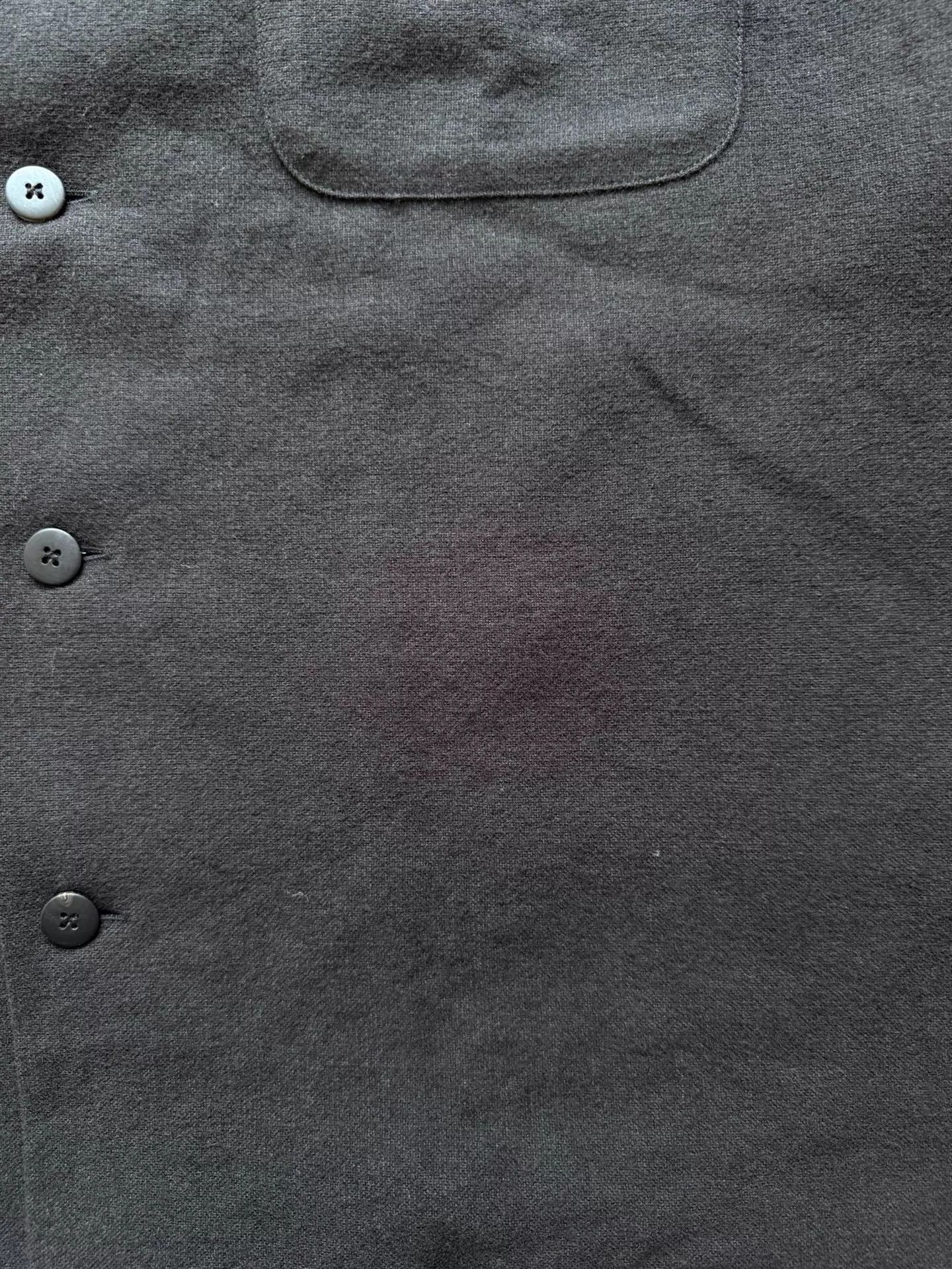 Visvim Black Button-Up Shirt with Chest Pockets Size M Size US M / EU 48-50 / 2 - 6 Thumbnail