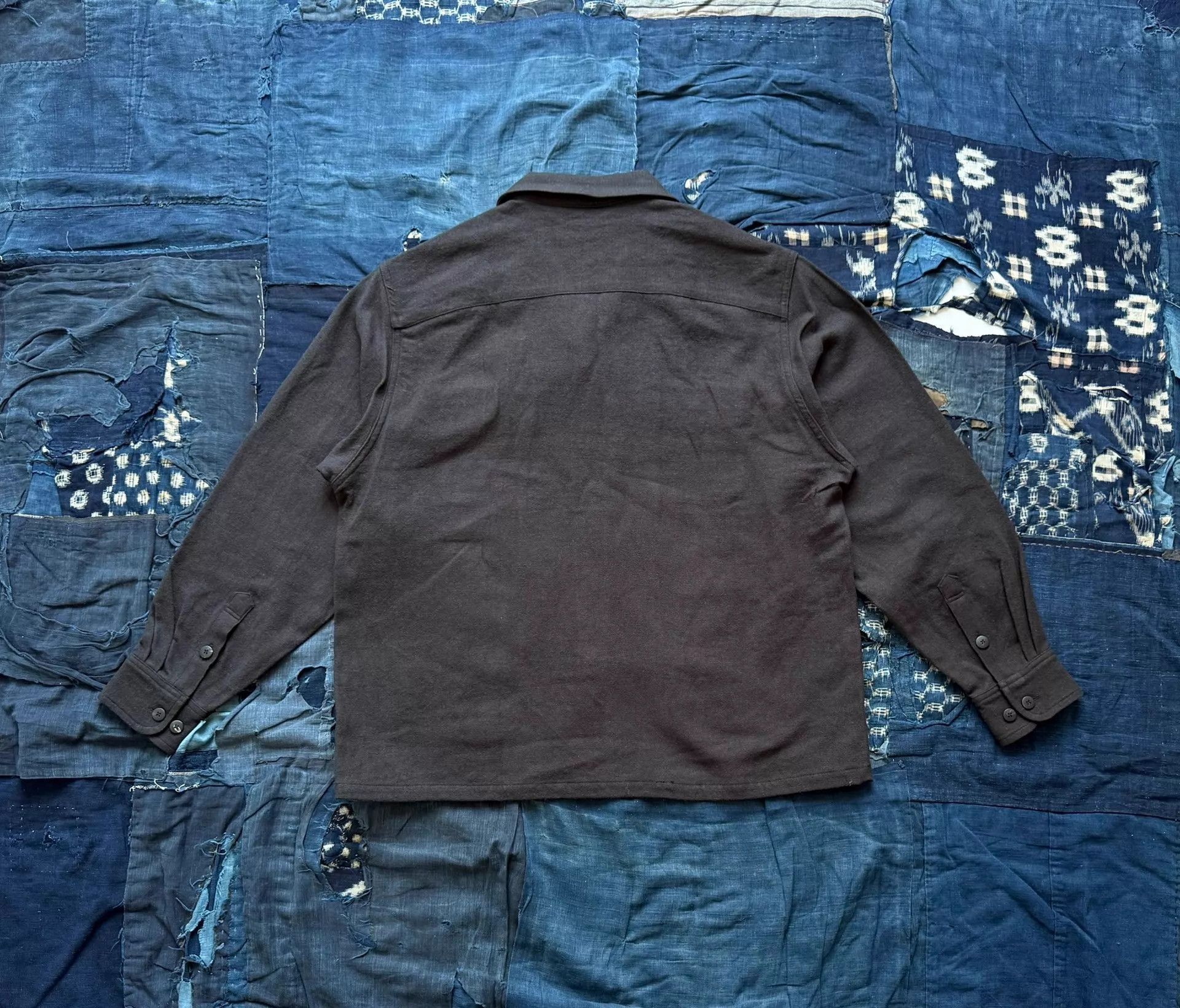 Visvim Black Button-Up Shirt with Chest Pockets Size M Size US M / EU 48-50 / 2 - 3 Thumbnail