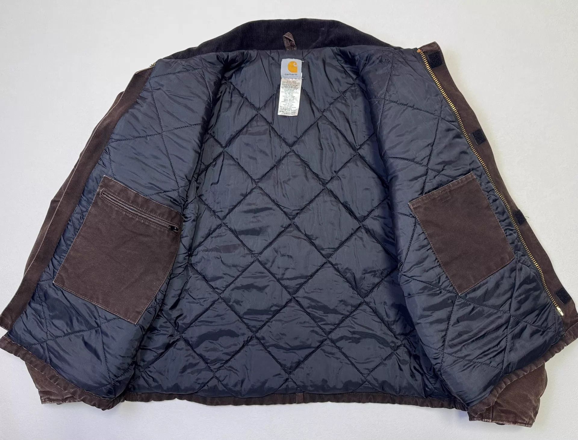 Carhartt Brown Insulated Work Jacket - XL Size US XL / EU 56 / 4 - 4 Thumbnail