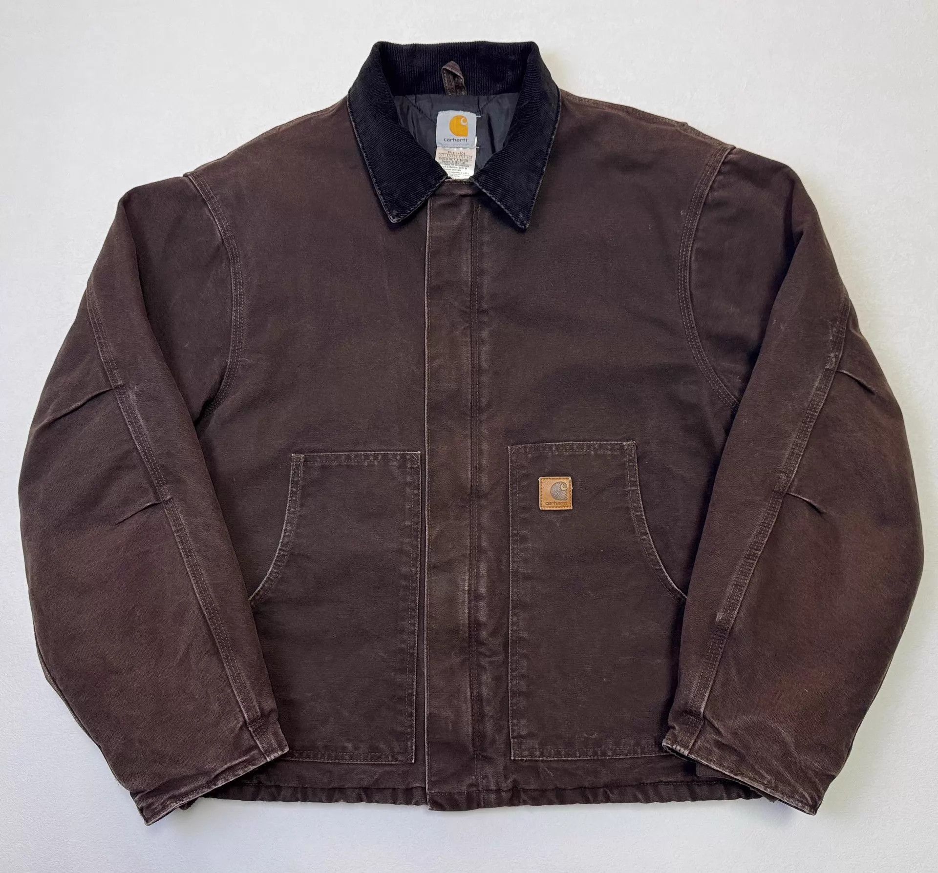 Carhartt Brown Insulated Work Jacket - XL Size US XL / EU 56 / 4 - 2 Thumbnail