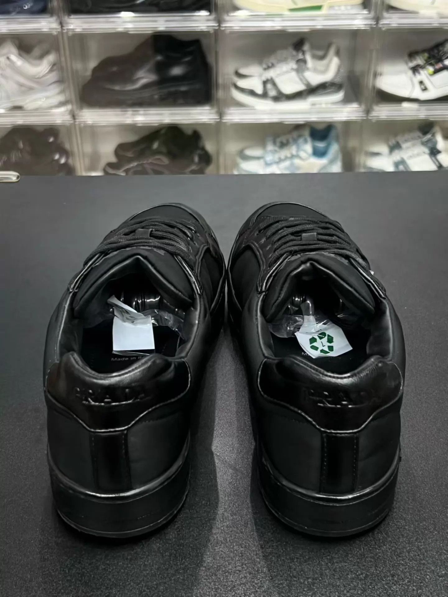 Prada Black Low-Top Sneakers Size 8.5 Size US 8.5 / EU 41-42 - 7 Thumbnail