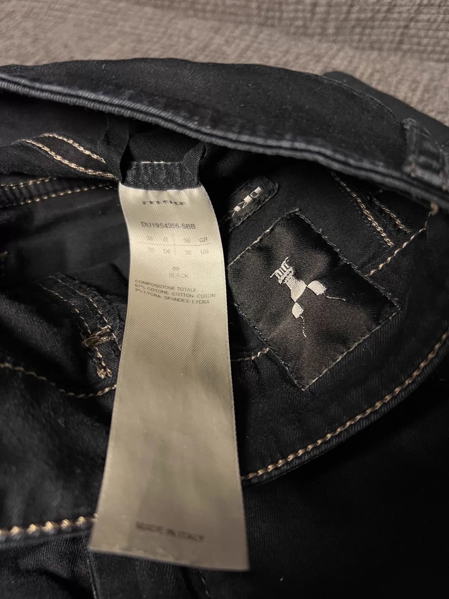 Rick Owens Black Cargo-Style Denim Pants with Utility Pockets Size US 30 / EU 46 - 7 Thumbnail