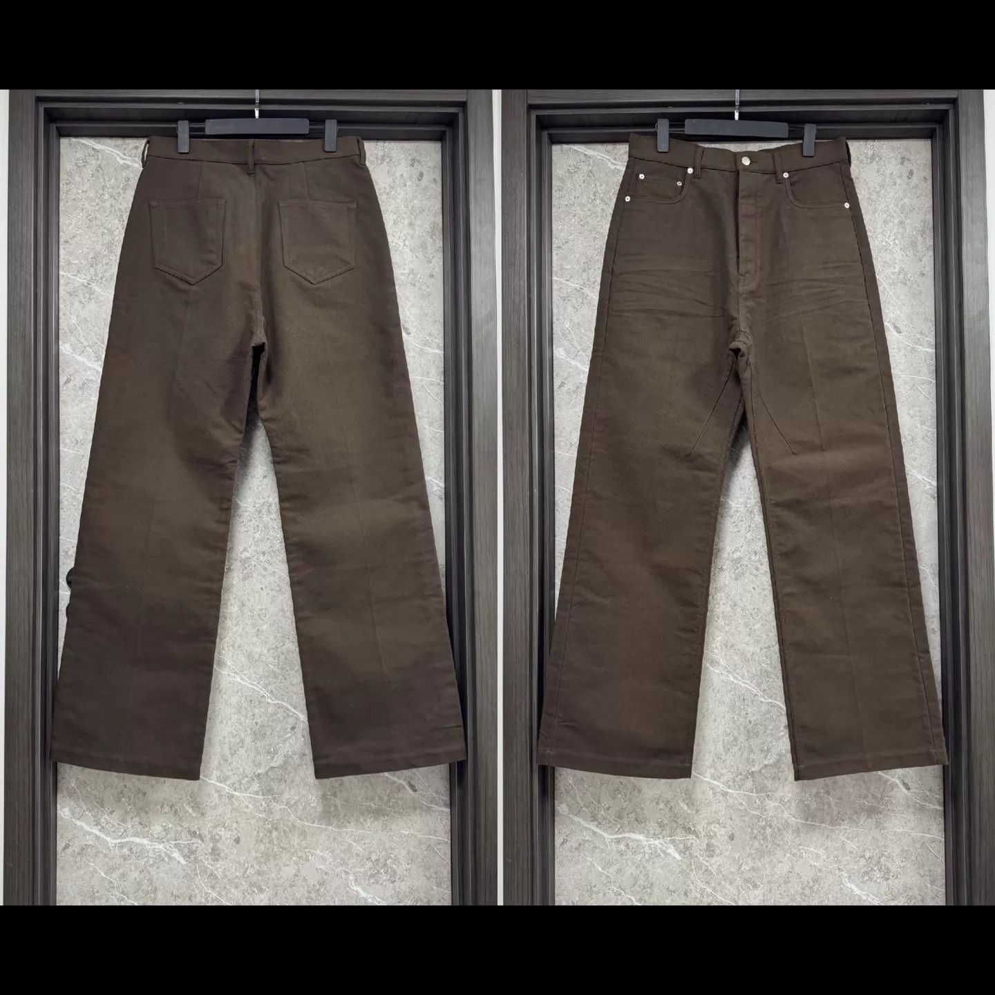 Rick Owens Brown Casual Pants with Chain Detail - Size 32 Size US 32 / EU 48 - 3 Thumbnail