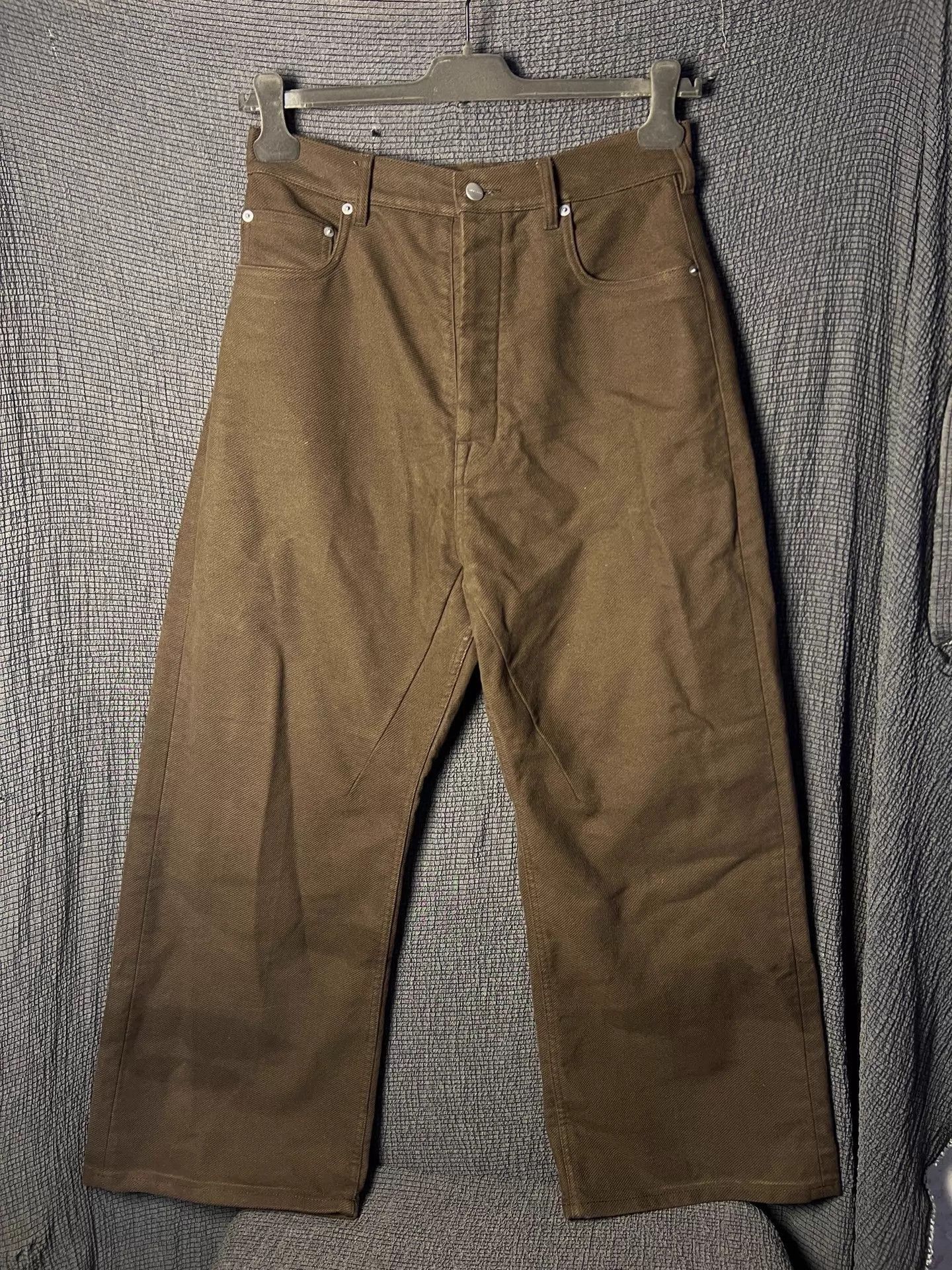 Rick Owens Brown Casual Pants with Chain Detail - Size 32 Size US 32 / EU 48 - 4 Thumbnail