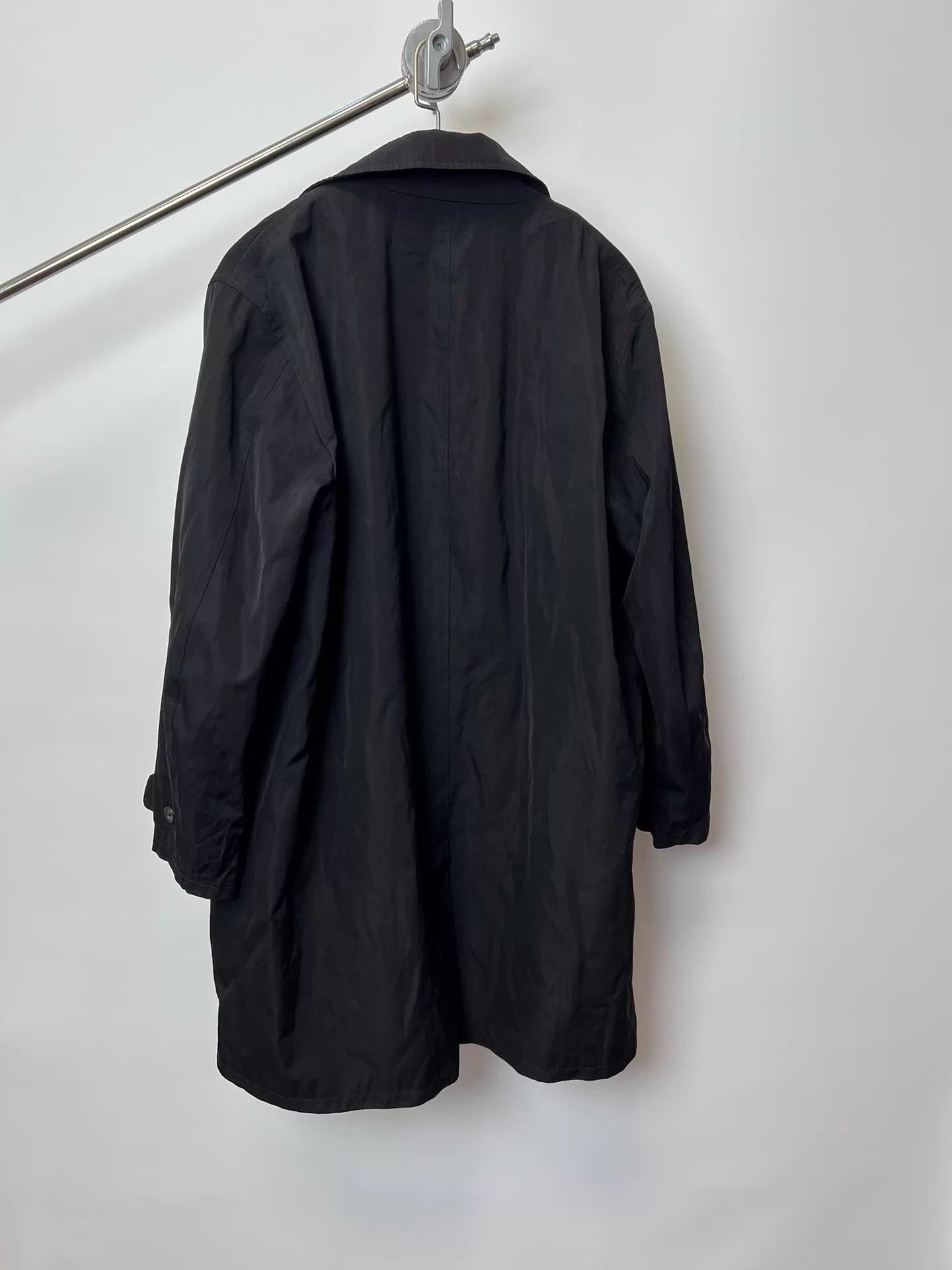 Armani Black Long Sleeve Heavy Coat Size L Size US L / EU 52-54 / 3 - 8 Thumbnail