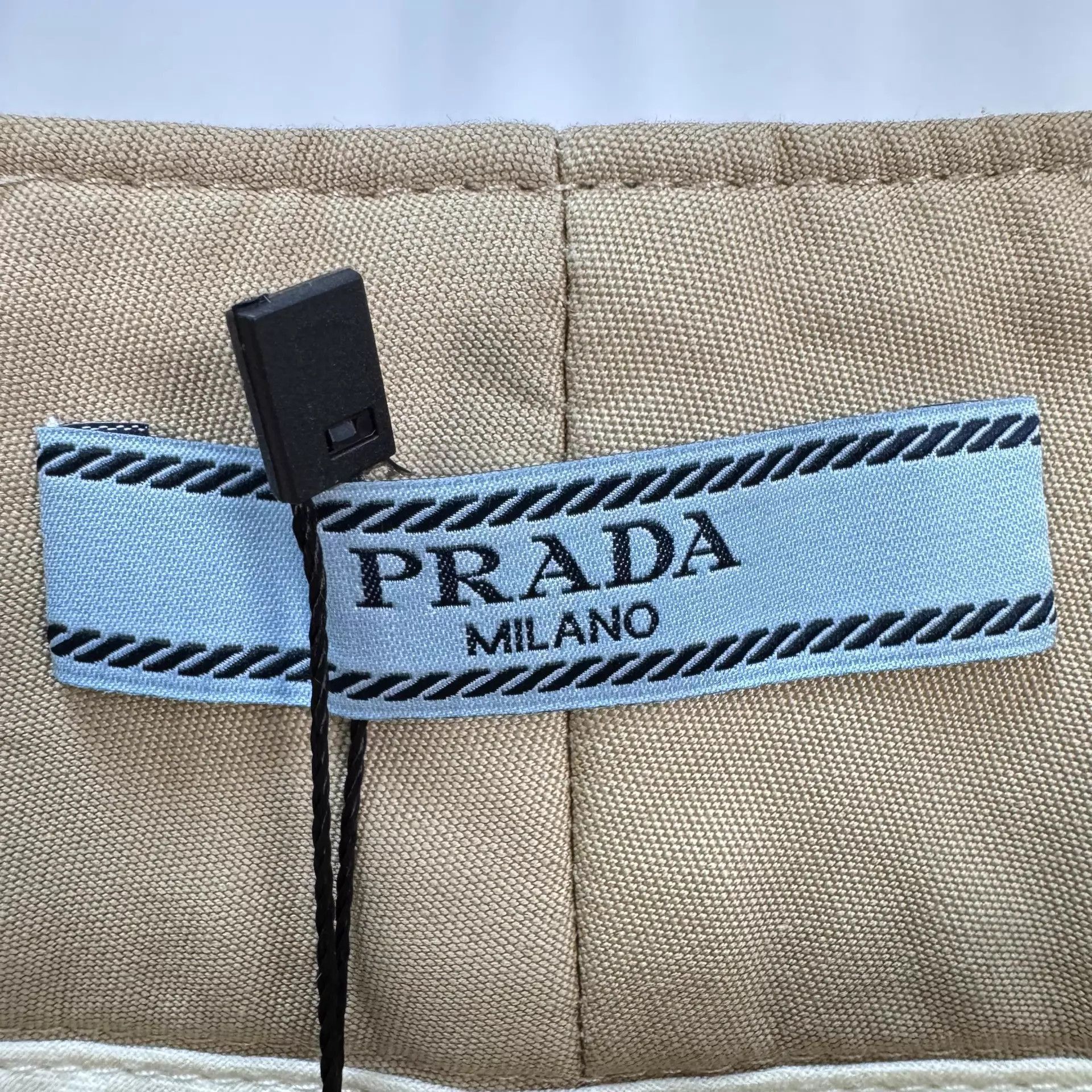 Prada Beige Cropped Casual Pants Size 30 Size US 30 / EU 46 - 5 Thumbnail