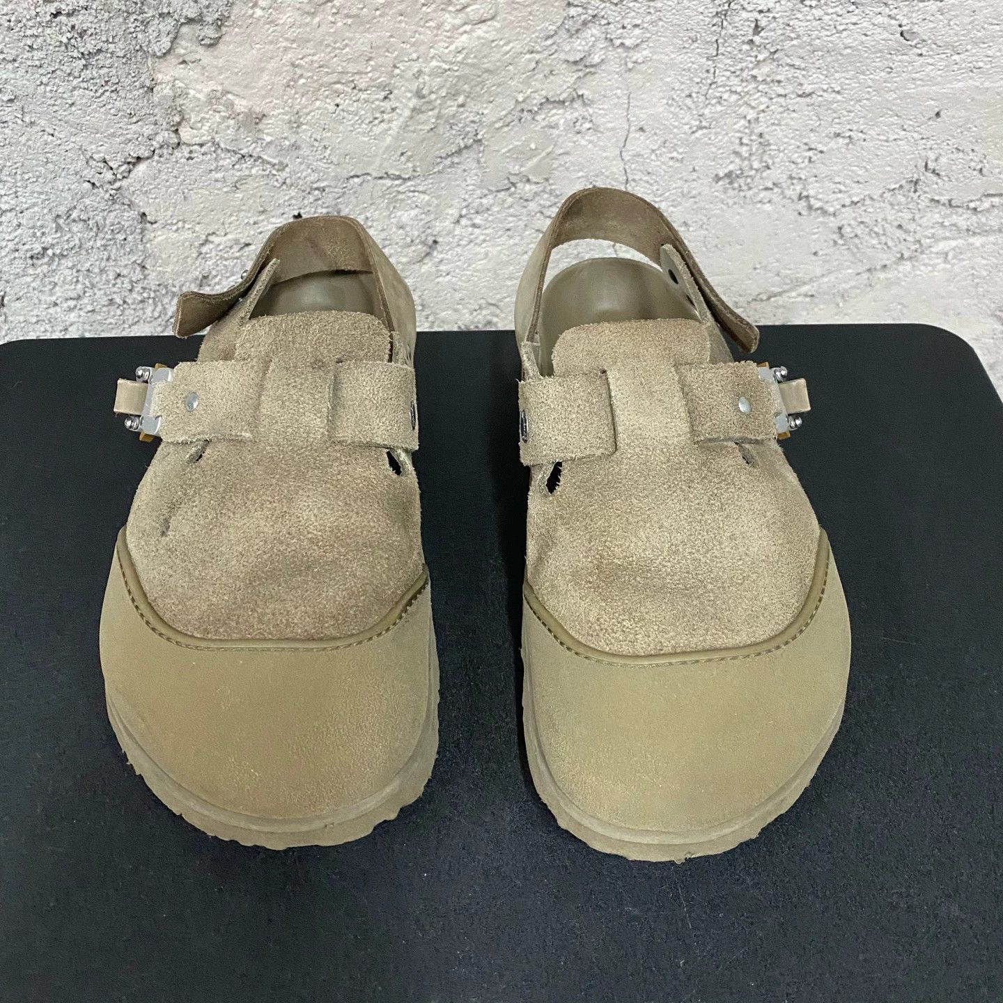 Birkenstock Green Open-Toe Sandals with Adjustable Straps Size US 8 / EU 41 - 6 Thumbnail