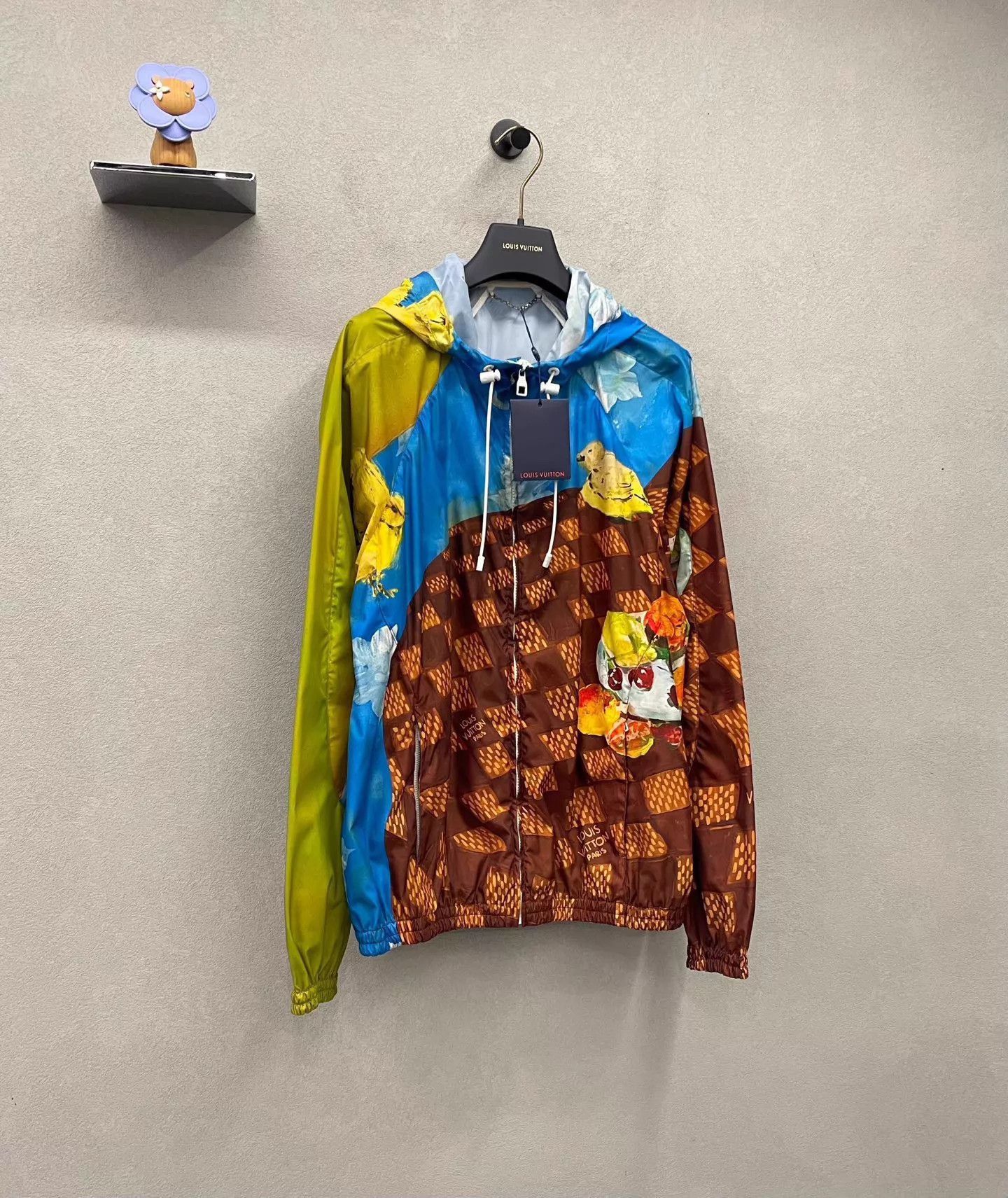 Louis Vuitton Multi-Color Print Hooded Light Jacket Size US M / EU 48-50 / 2 - 3 Thumbnail
