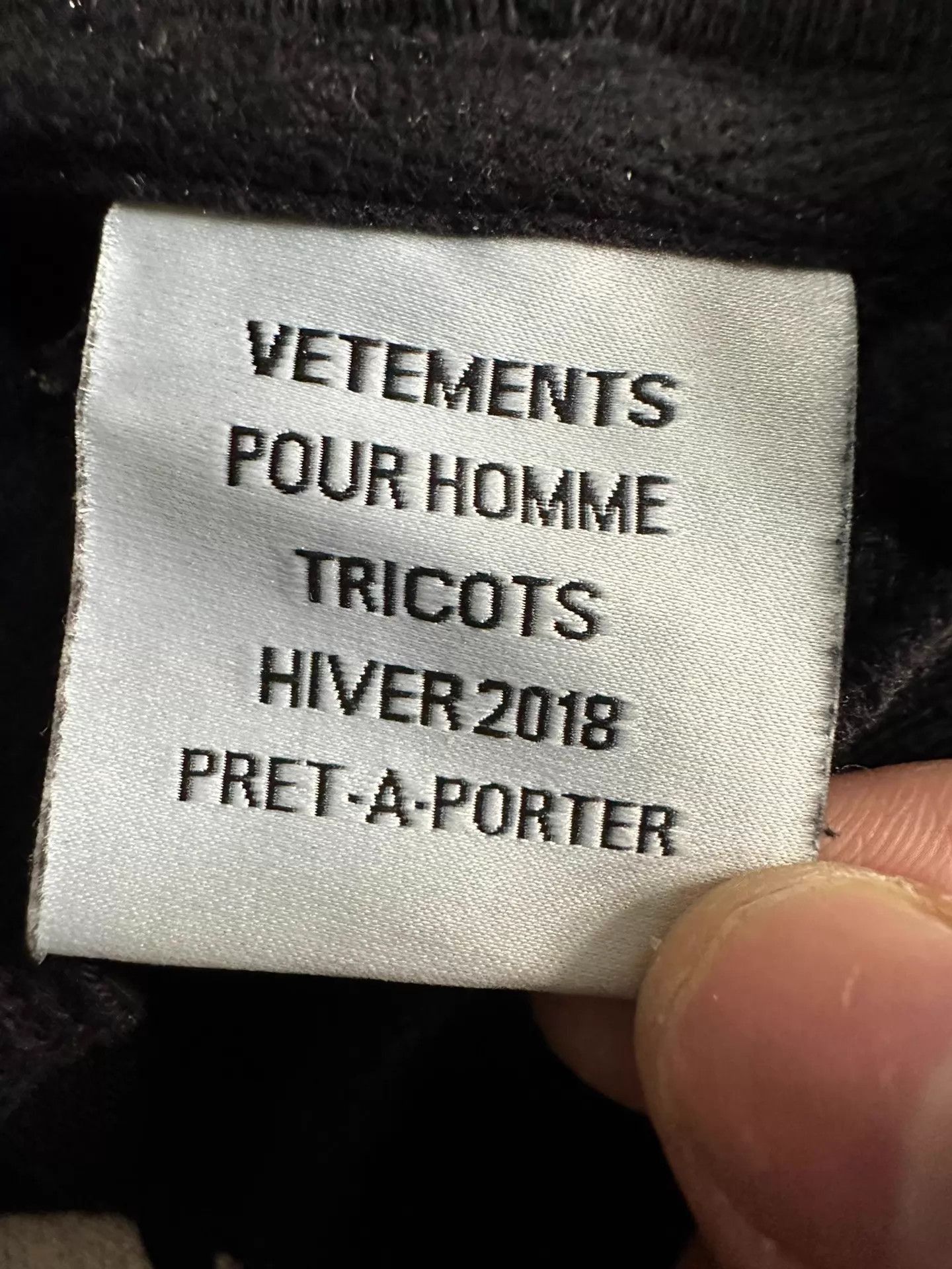 Vetements Black Rammstein Graphic Hoodie Size US S / EU 44-46 / 1 - 5 Thumbnail