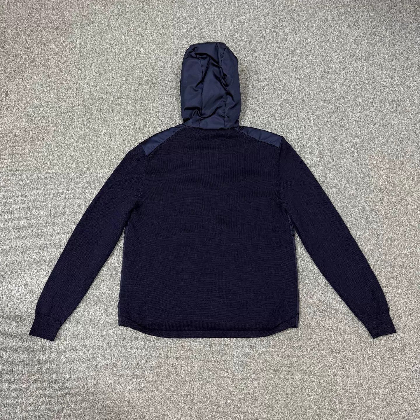 Prada Blue Hooded Zip-Up Light Jacket Size US M / EU 48-50 / 2 - 2 Thumbnail