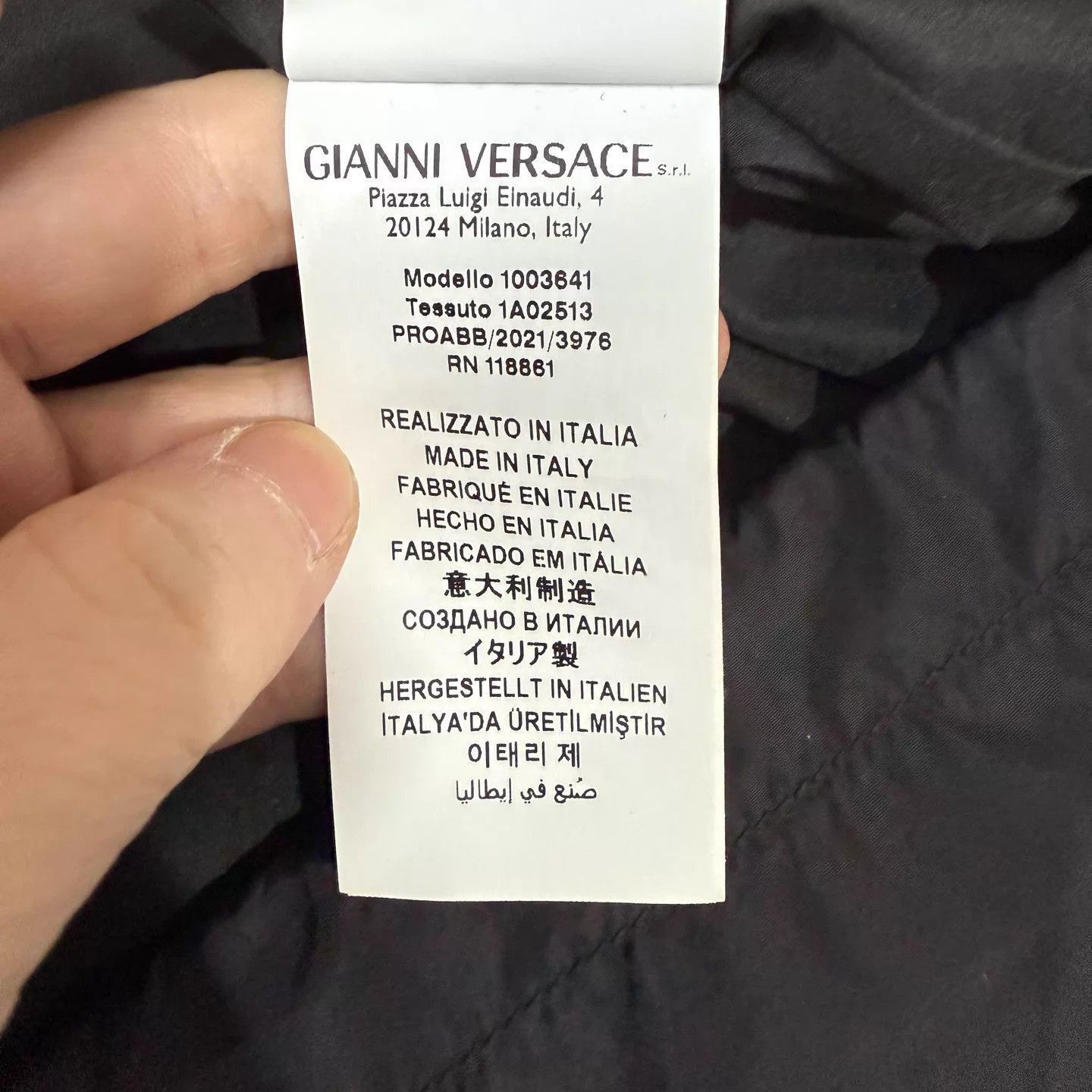 Versace Multi-Color Lightweight Zip-Up Jacket - Size S Size US S / EU 44-46 / 1 - 5 Thumbnail