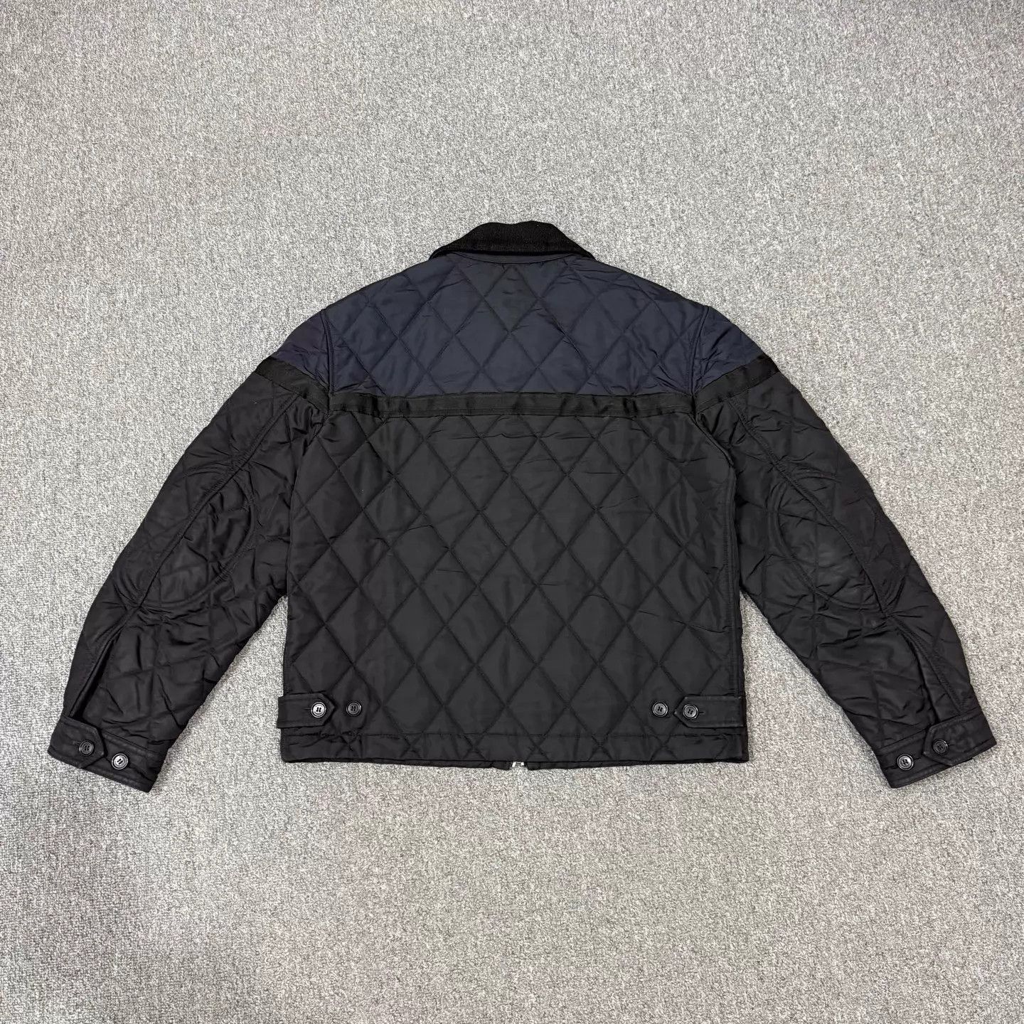 Burberry Quilted Black Zip-Up Jacket Size US M / EU 48-50 / 2 - 2 Thumbnail