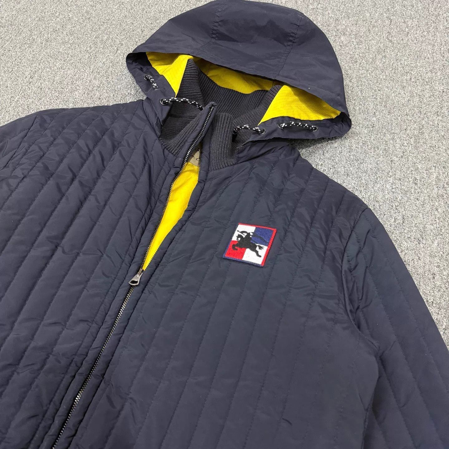 Burberry Black Quilted Hooded Bomber Jacket Size M Size US M / EU 48-50 / 2 - 3 Thumbnail