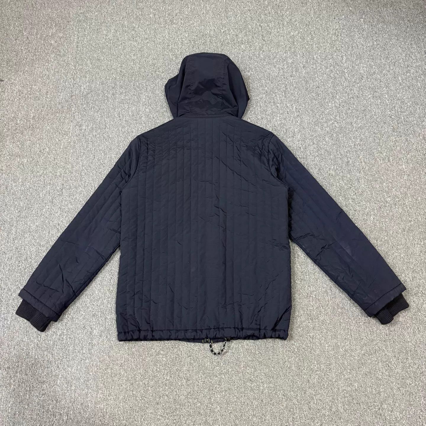 Burberry Black Quilted Hooded Bomber Jacket Size M Size US M / EU 48-50 / 2 - 2 Thumbnail