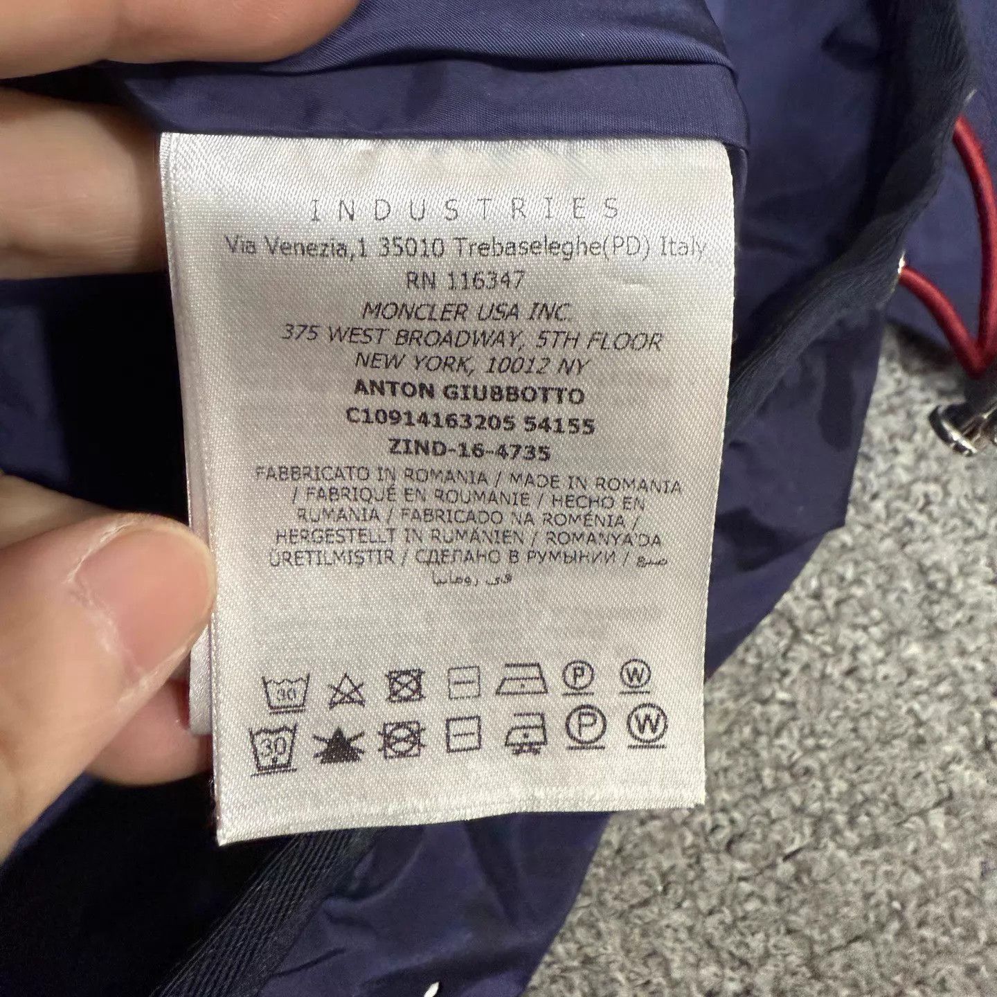 Moncler Blue Hooded Light Jacket Size M Size US M / EU 48-50 / 2 - 4 Thumbnail
