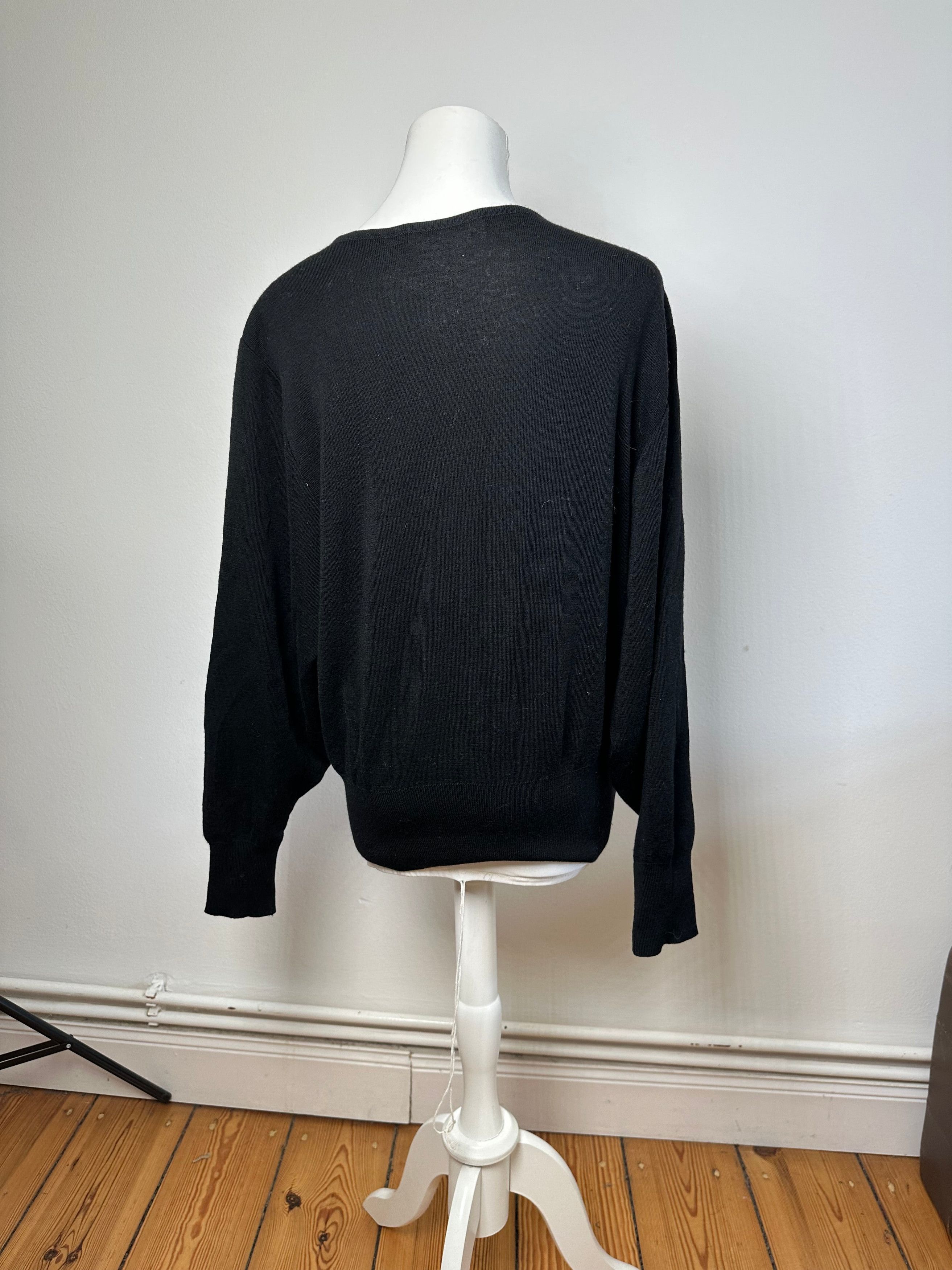 Dior Vintage Wool Sweater Black M Size M / US 6-8 / IT 42-44 - 3 Thumbnail
