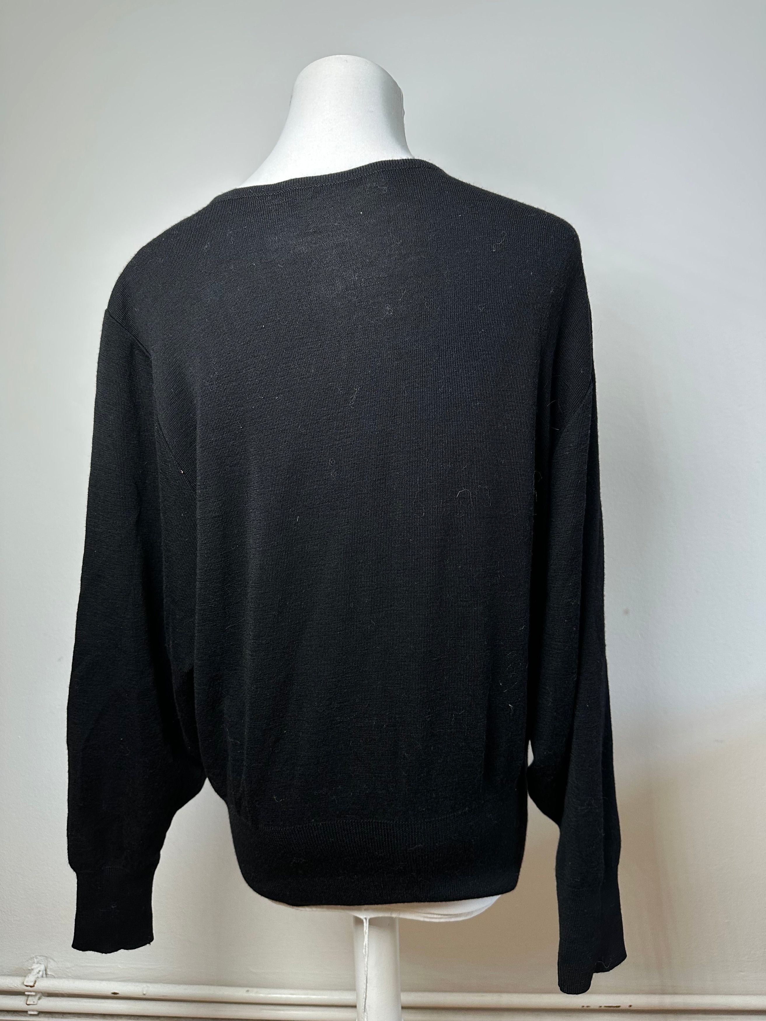 Dior Vintage Wool Sweater Black M Size M / US 6-8 / IT 42-44 - 14 Thumbnail