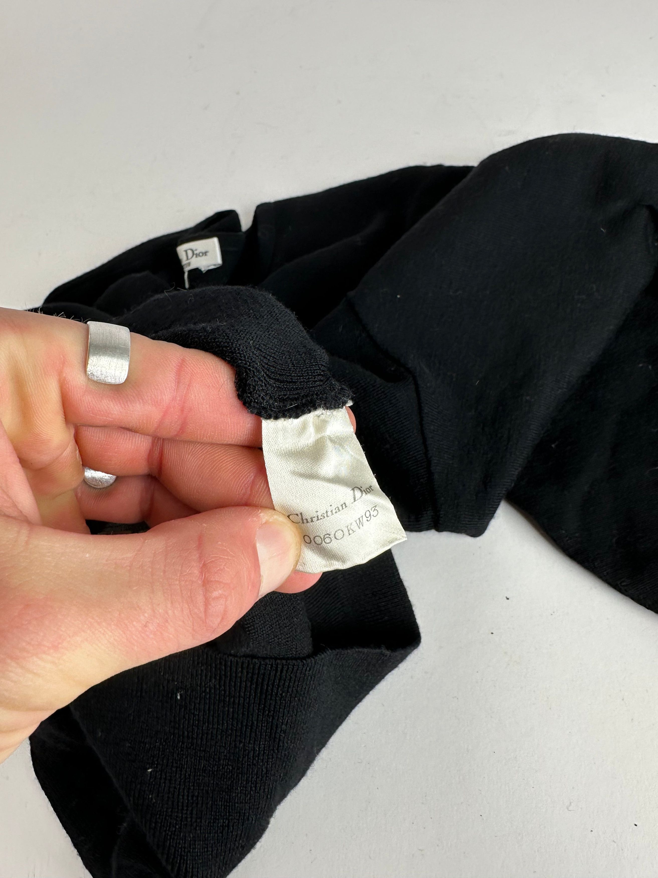 Dior Vintage Wool Sweater Black M Size M / US 6-8 / IT 42-44 - 8 Thumbnail