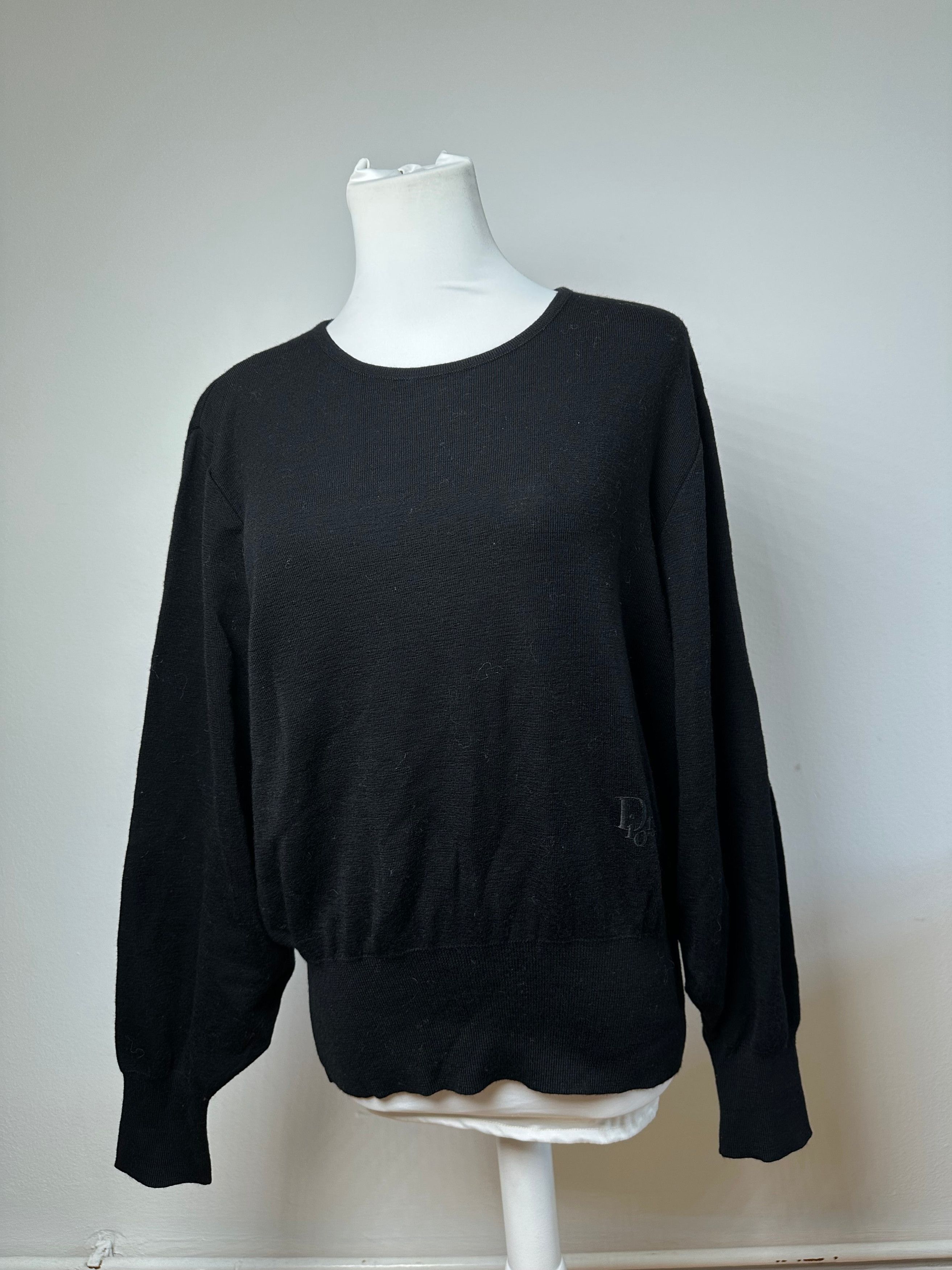 Dior Vintage Wool Sweater Black M Size M / US 6-8 / IT 42-44 - 9 Thumbnail