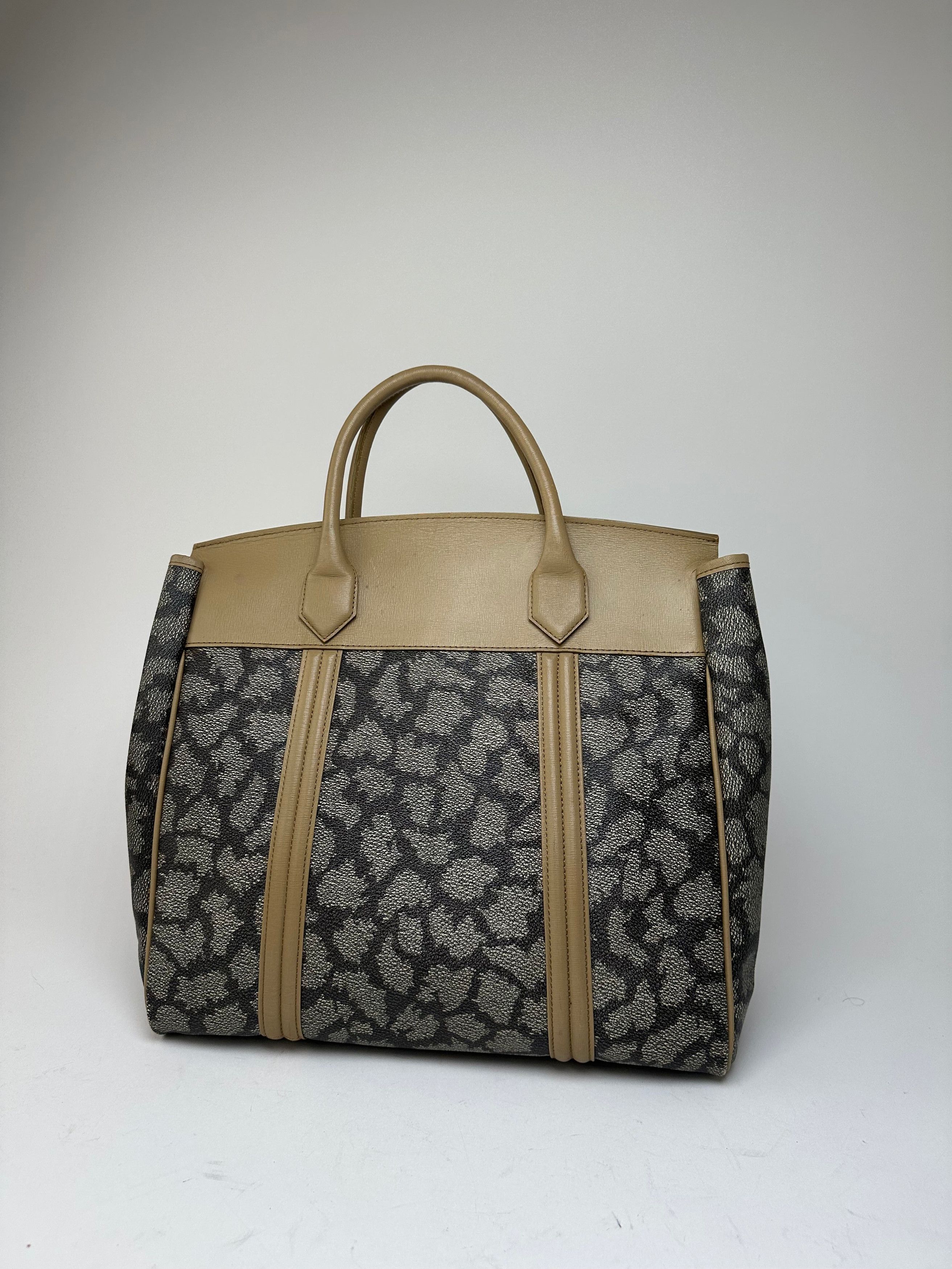 Other Vintage Yves Saint Laurent Stone Monogram Leather Handbag Bl Size ONE SIZE - 12 Thumbnail