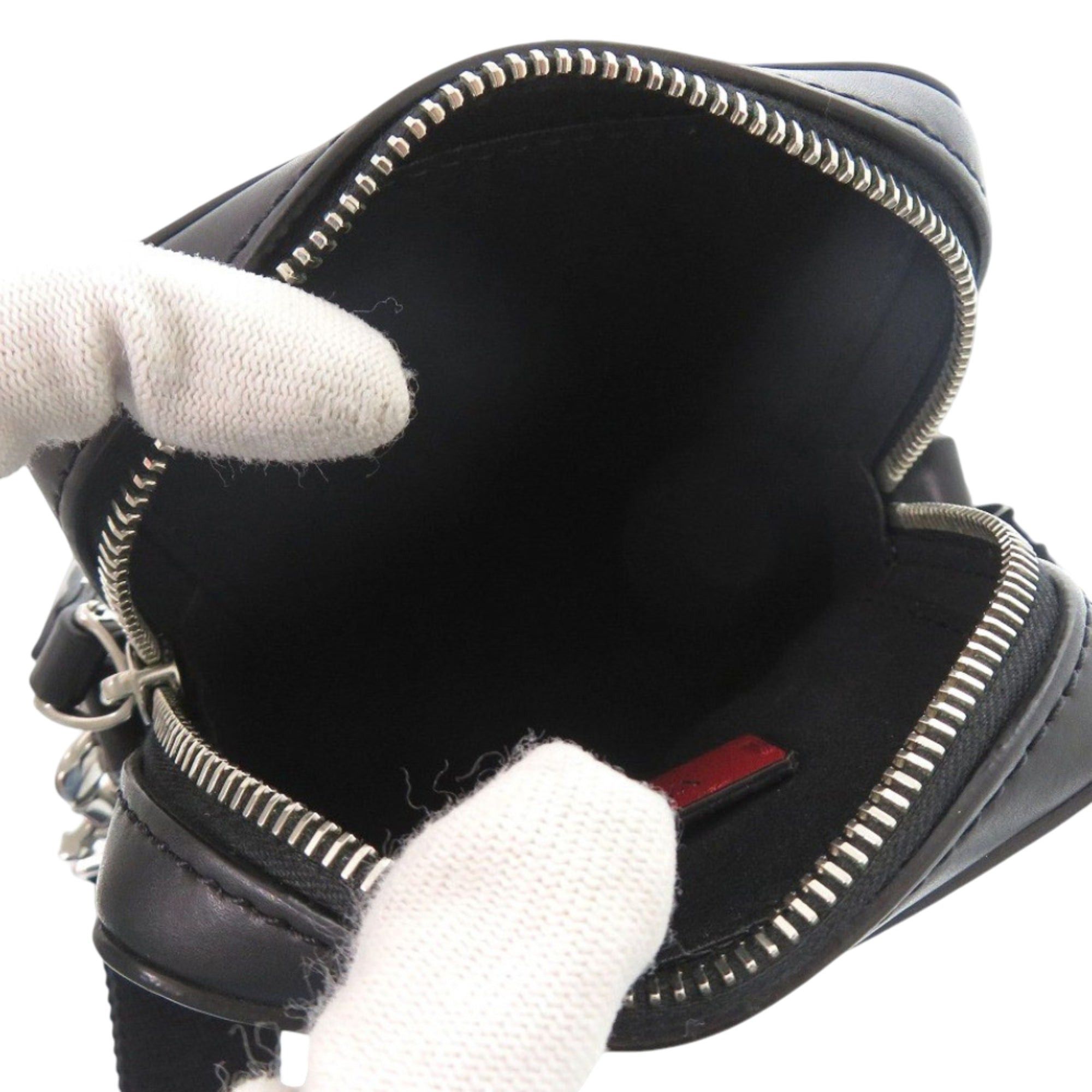 Valentino Small Leather VLTN Crossbody Size ONE SIZE - 4 Thumbnail