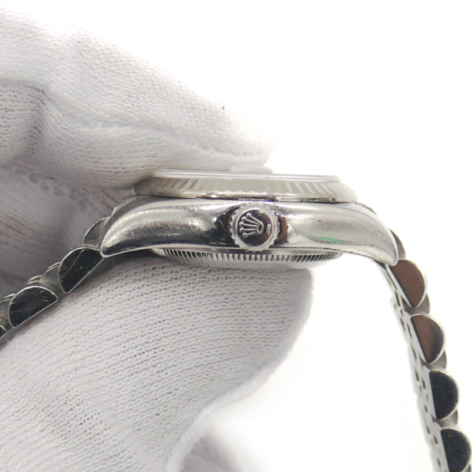 Rolex ROLEX Datejust 179174G (D-serial number), Automatic, 10-diamond setting, Computer dial, Ladies' watch. Size ONE SIZE - 5 Thumbnail