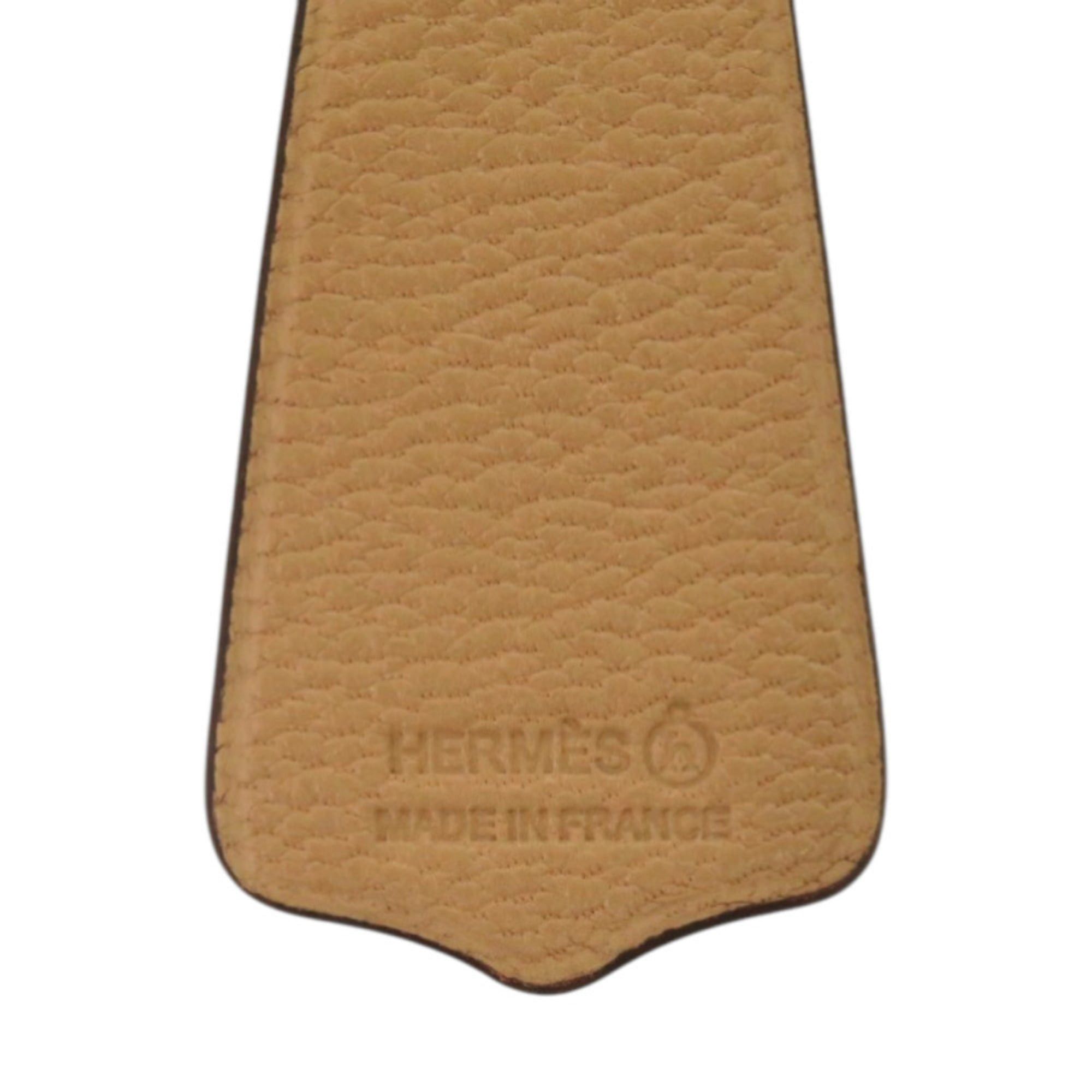 Hermes Unused Hermes Petit H Toucan Leather Keychain, Rouge Red, 0434HERMES Size ONE SIZE - 4 Thumbnail