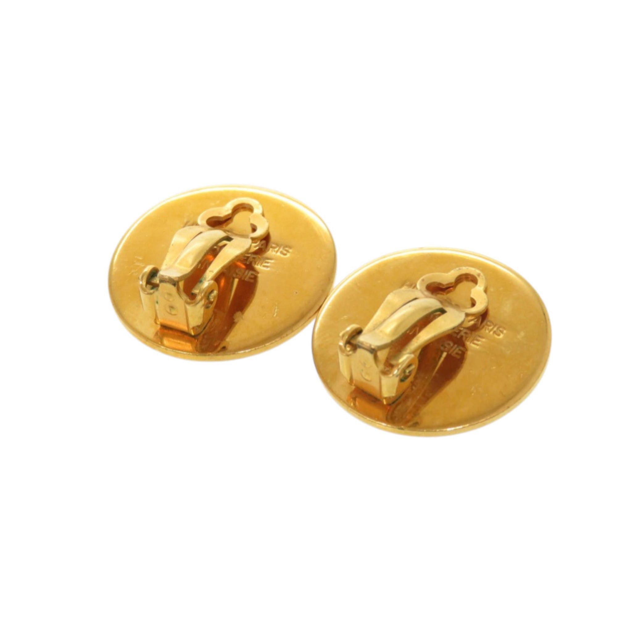 Hermes Excellent condition Hermes Sellier Gold Earrings, Accessory 0123 HERMES Size ONE SIZE - 2 Thumbnail