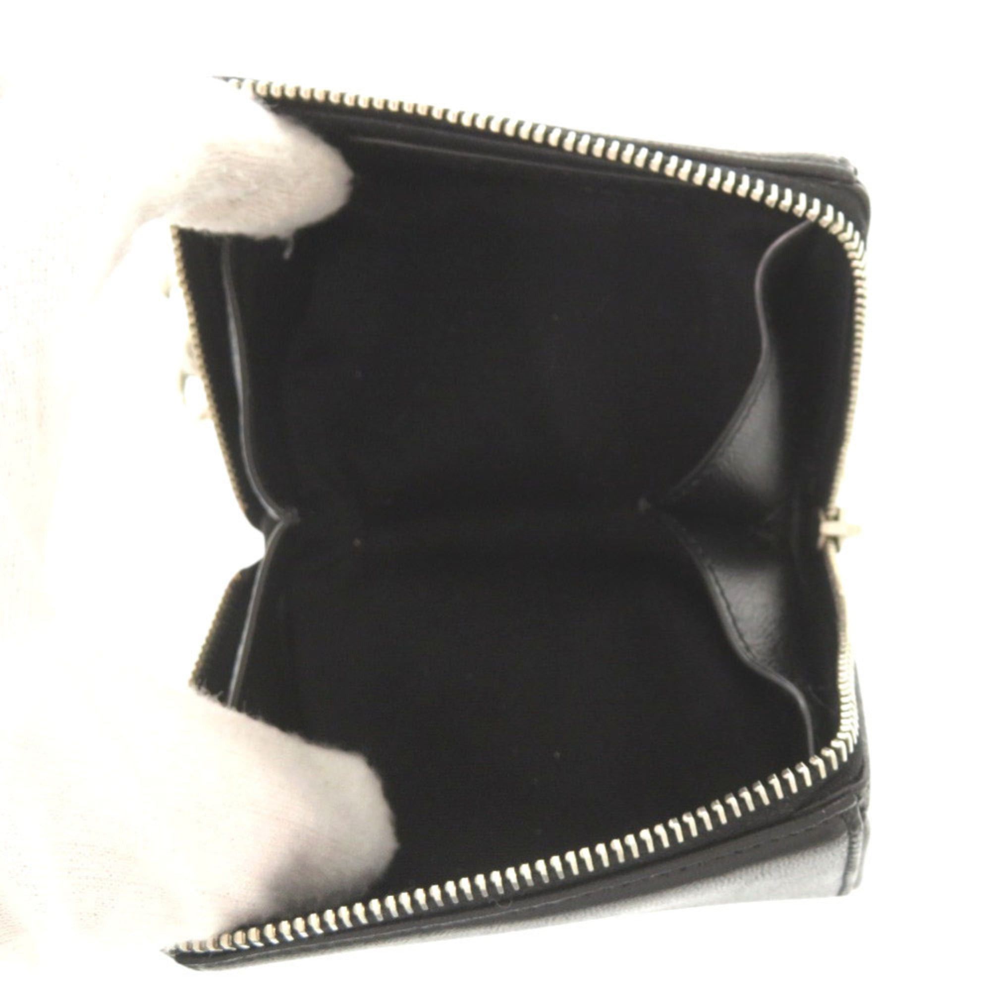 Yves Saint Laurent Yves Saint Laurent Excellent condition Saint Laurent Paris 2-way neck strap fragment zip box 777423-1EL0E silver hardware leather black handbag pouch accessory case shoulder bag 0640SAINT LAURENT PARIS Size ONE SIZE - 5 Thumbnail