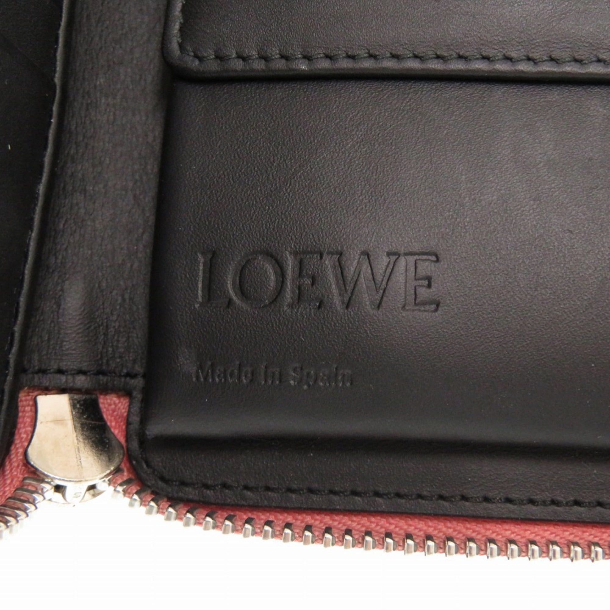 Loewe Excellent condition Loewe Anagram Leather Pink Bi-fold Wallet 1211 LOEWE Size ONE SIZE - 7 Thumbnail
