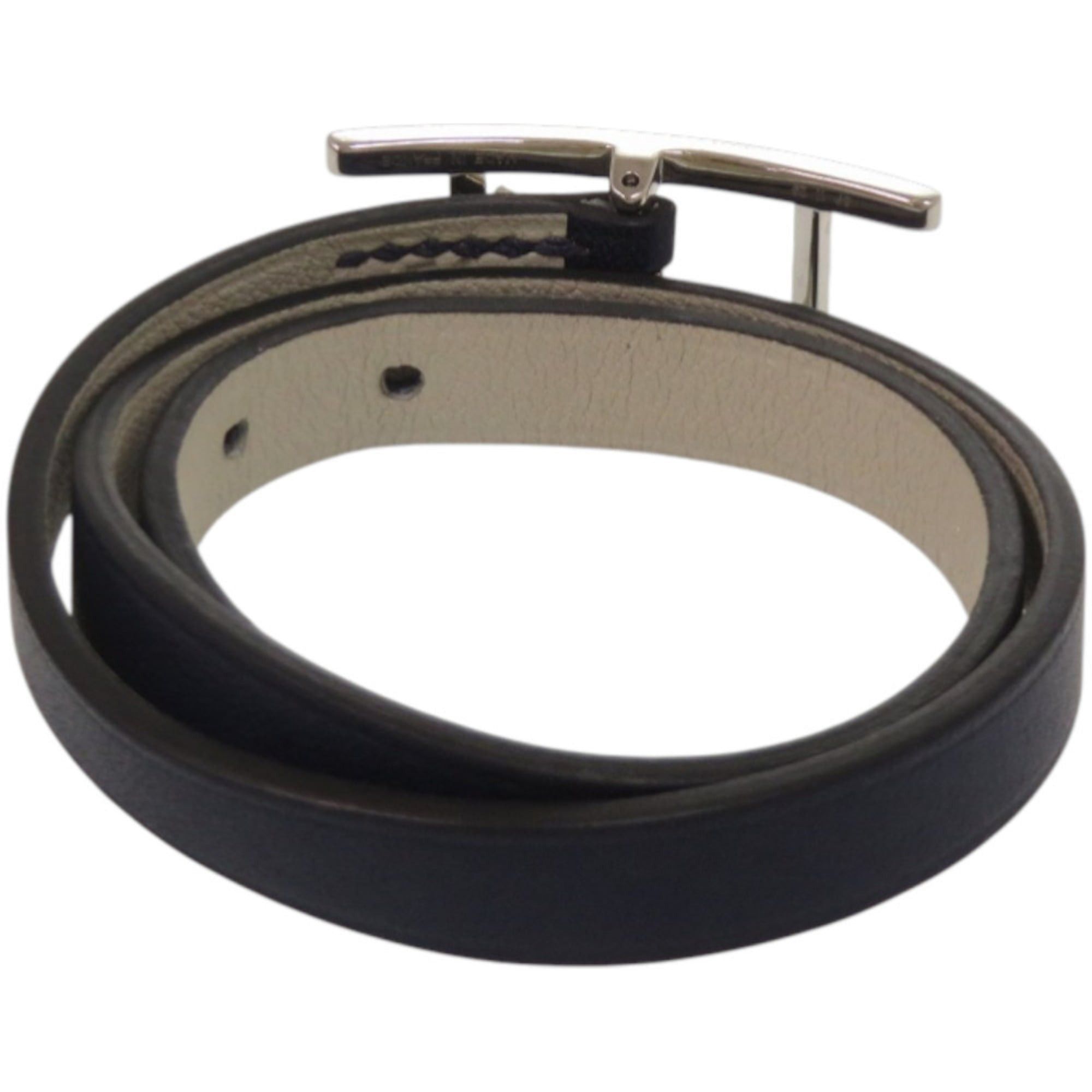 Hermes Like New Hermes Be Api Double Tour Veau Swift Navy Bracelet 0445HERMES Size ONE SIZE - 3 Thumbnail