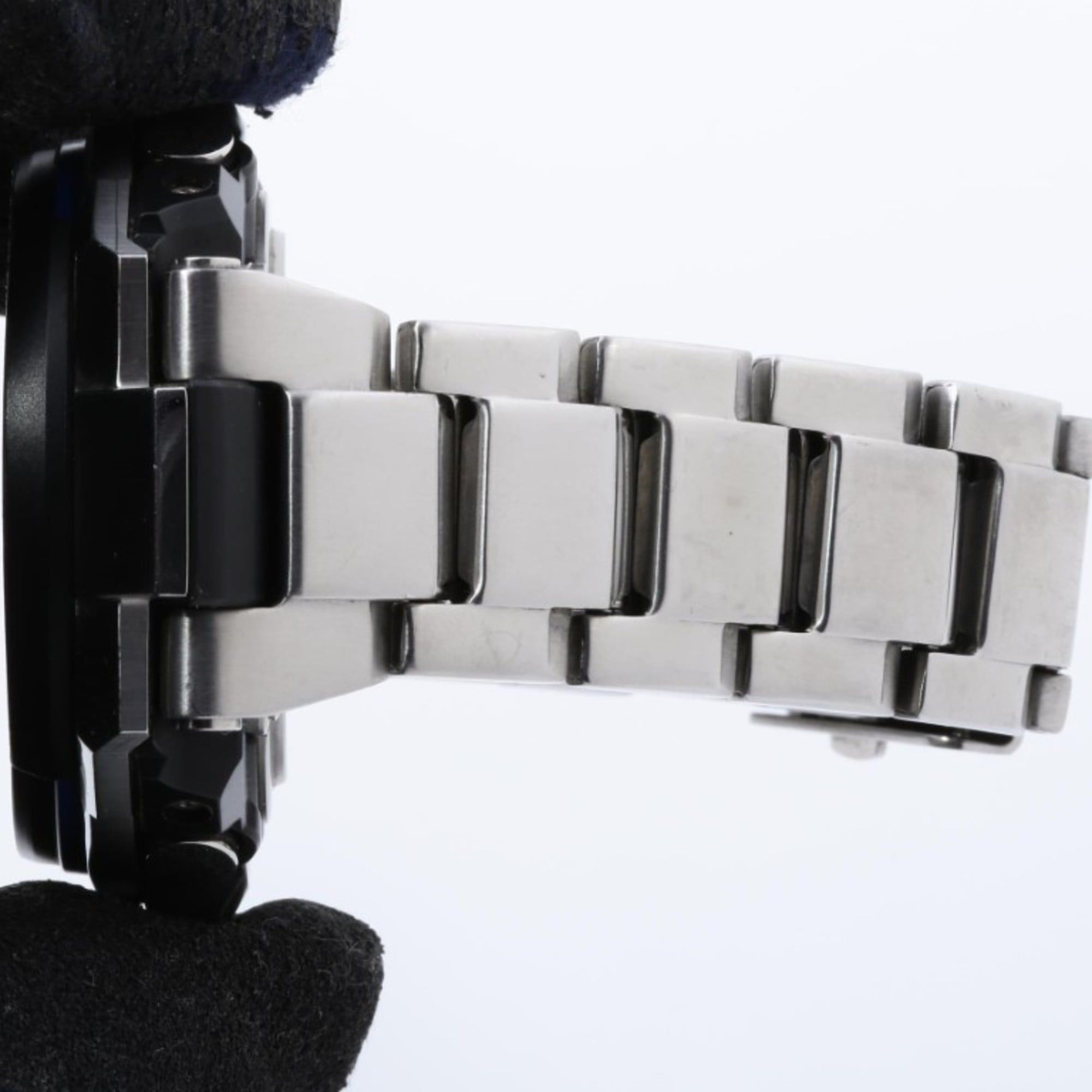Casio CASIO G-SHOCK GSTEEL GSTW100D1A2JF Black Silver Stainless Steel Men's Watch Size ONE SIZE - 7 Thumbnail