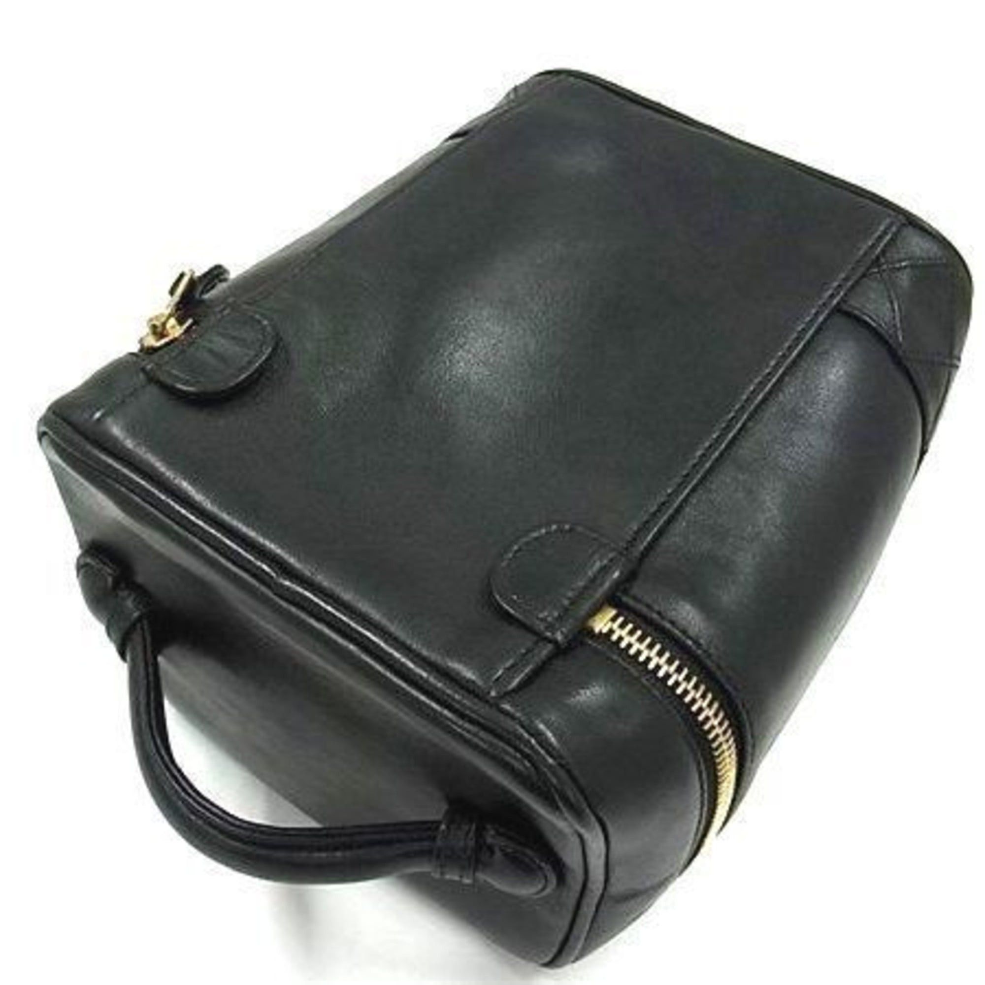 Chanel Chanel Handbag Vanity Bicolore A01619 Black Lambskin Women's Coco Mark Matelassé Size ONE SIZE - 3 Thumbnail