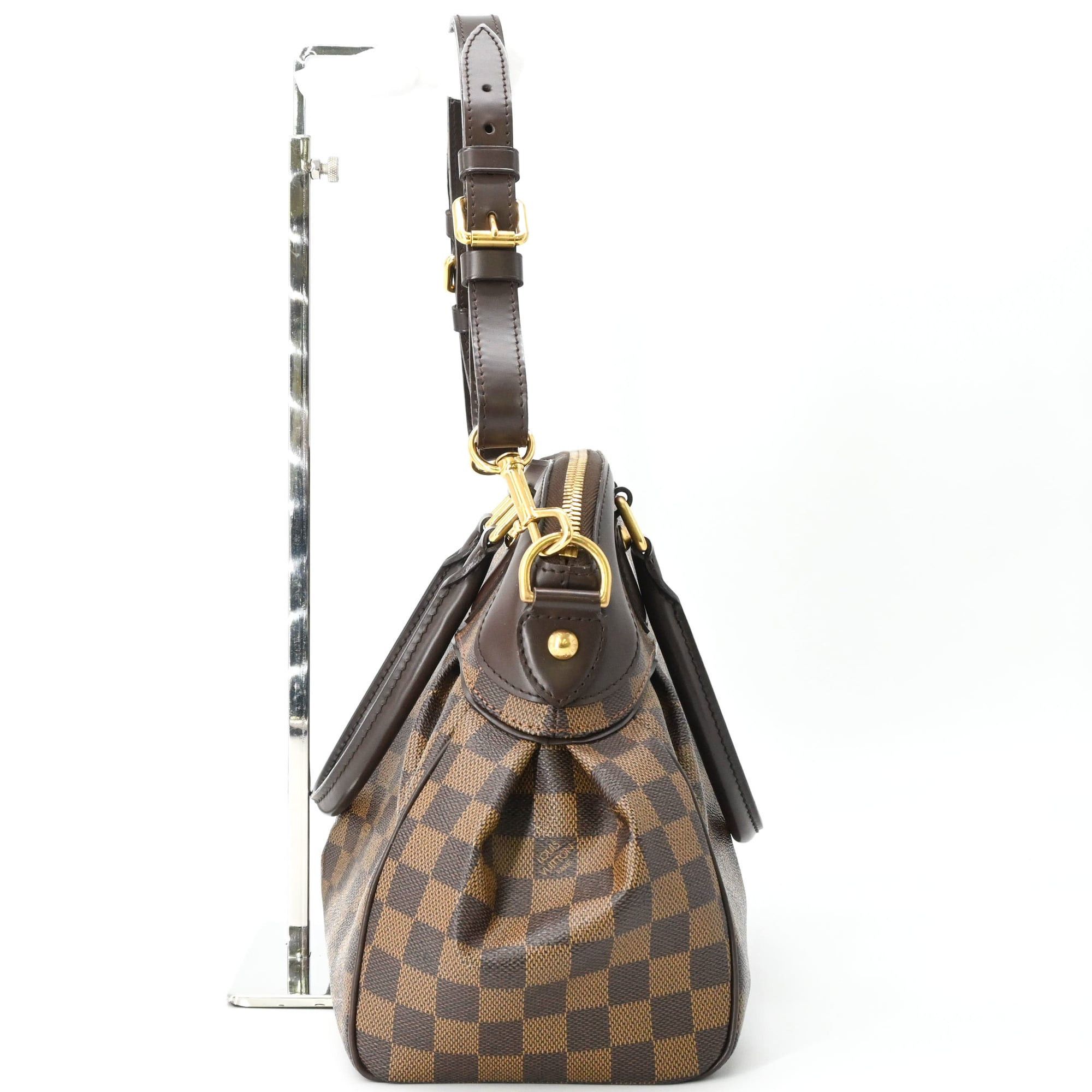 Louis Vuitton LOUIS VUITTON Trevi GM Ebene Damier Brown Shoulder Bag Handbag N51998 Size ONE SIZE - 3 Thumbnail