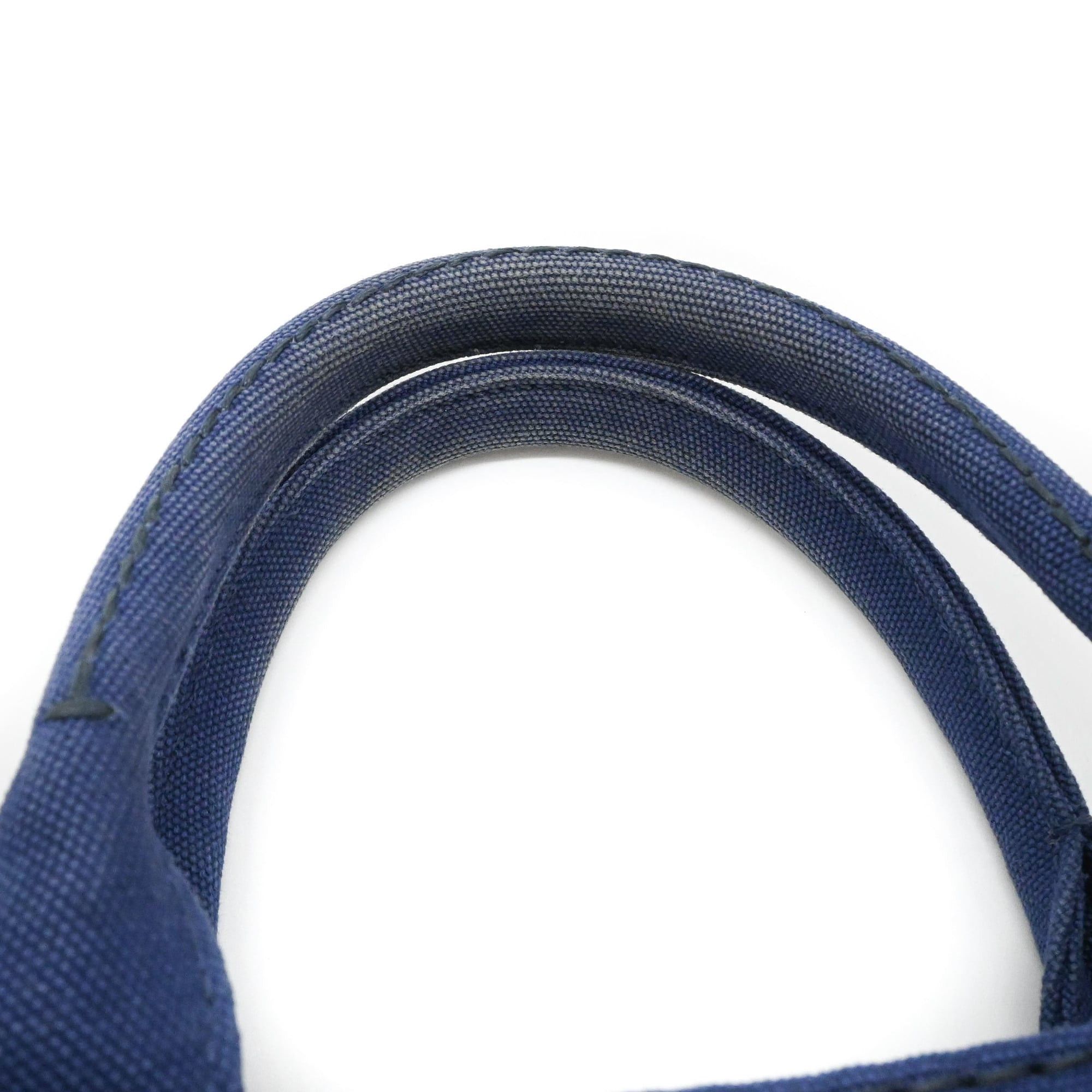Prada PRADA Canapa Tote Bag Shoulder Handbag Canvas Blue Women's 1BG439 Size ONE SIZE - 11 Thumbnail