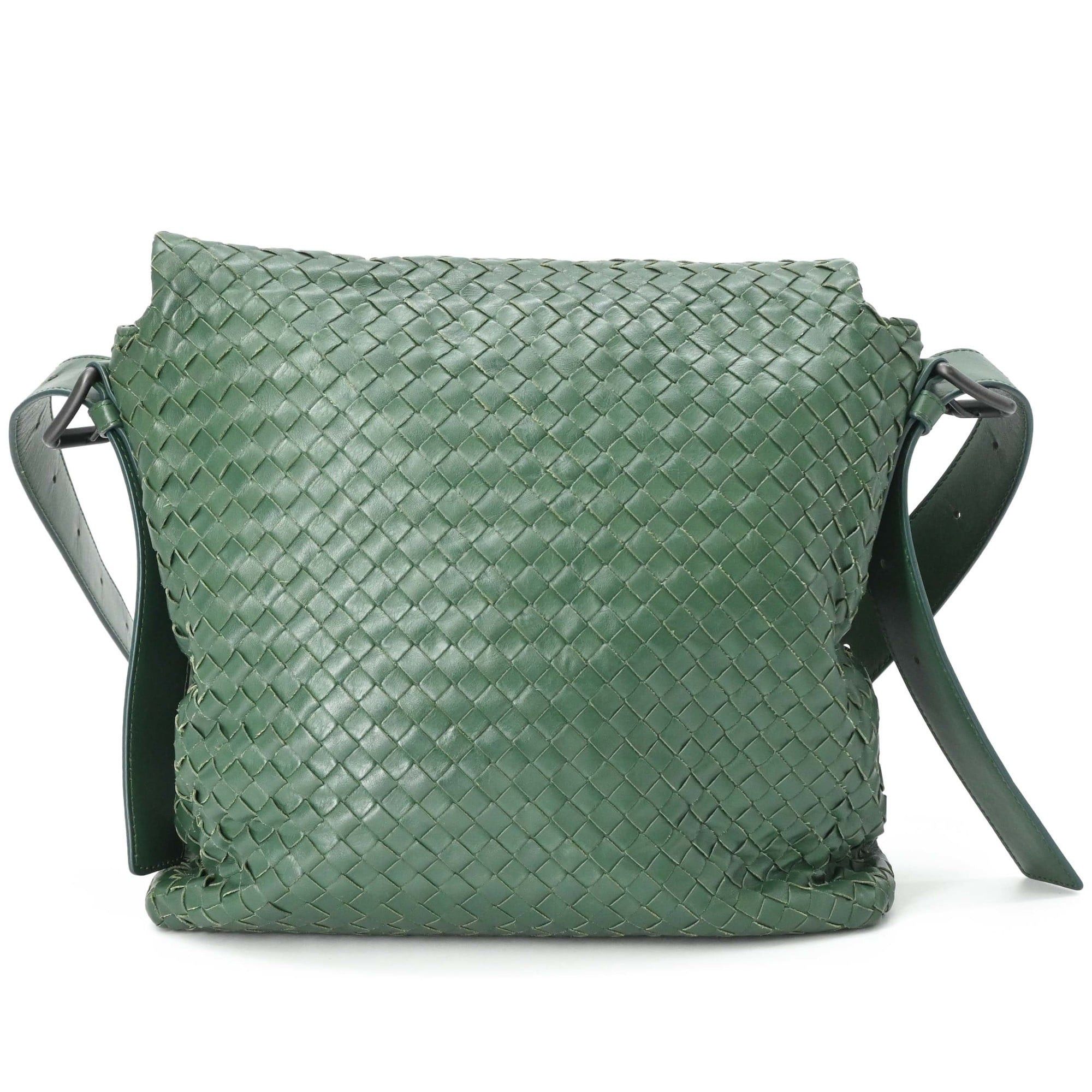 Bottega Veneta BOTTEGA VENETA Intrecciato Crossbody Shoulder Bag, Green Size ONE SIZE - 2 Thumbnail