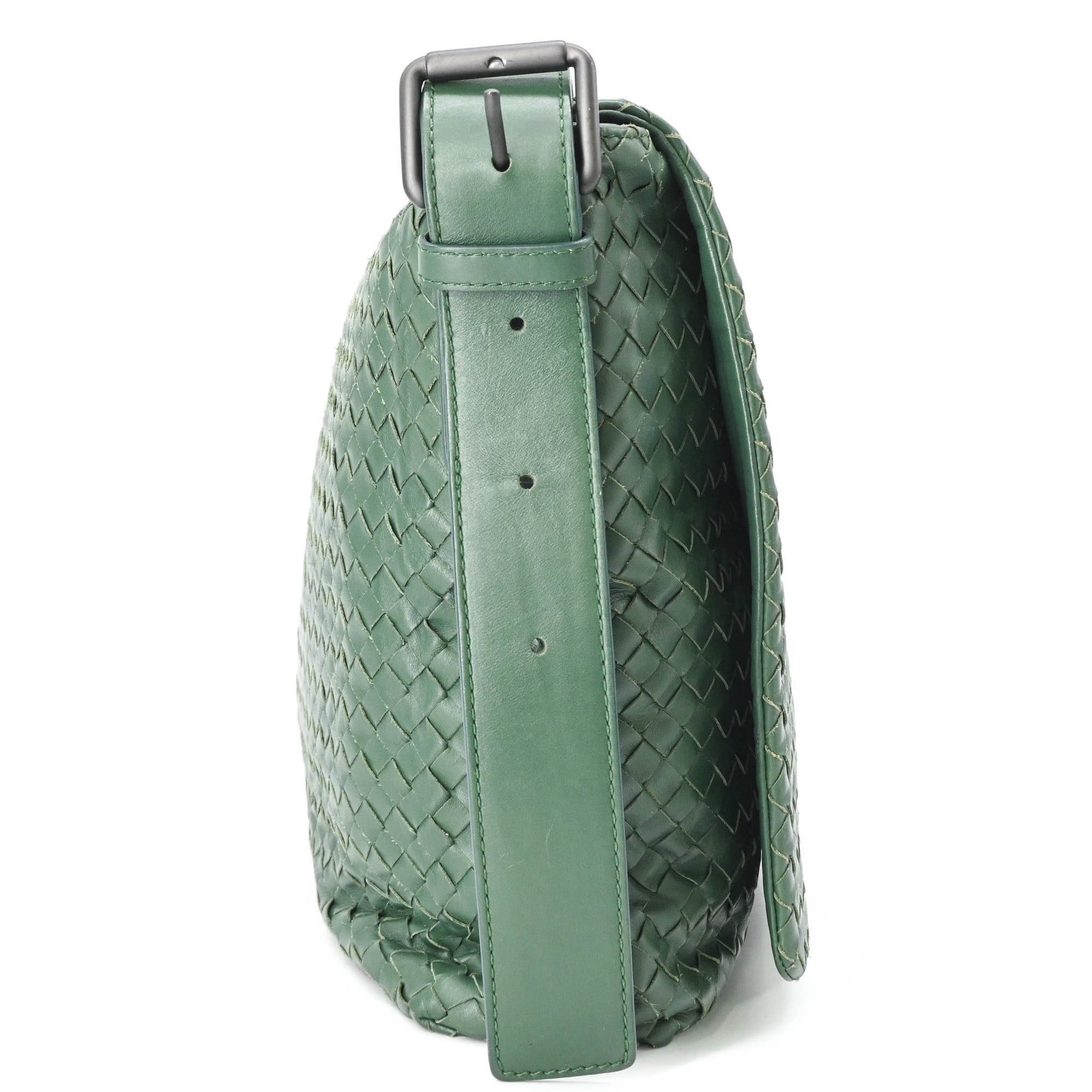 Bottega Veneta BOTTEGA VENETA Intrecciato Crossbody Shoulder Bag, Green Size ONE SIZE - 4 Thumbnail