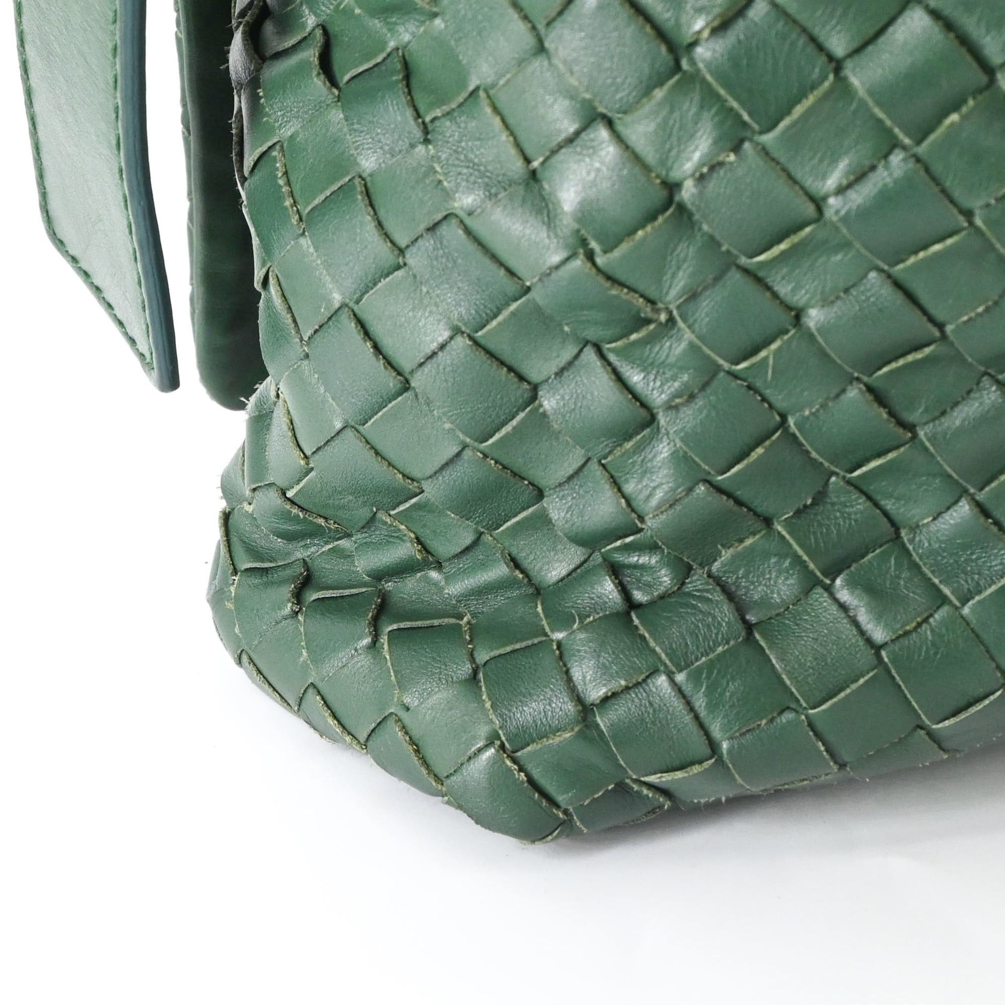Bottega Veneta BOTTEGA VENETA Intrecciato Crossbody Shoulder Bag, Green Size ONE SIZE - 12 Thumbnail