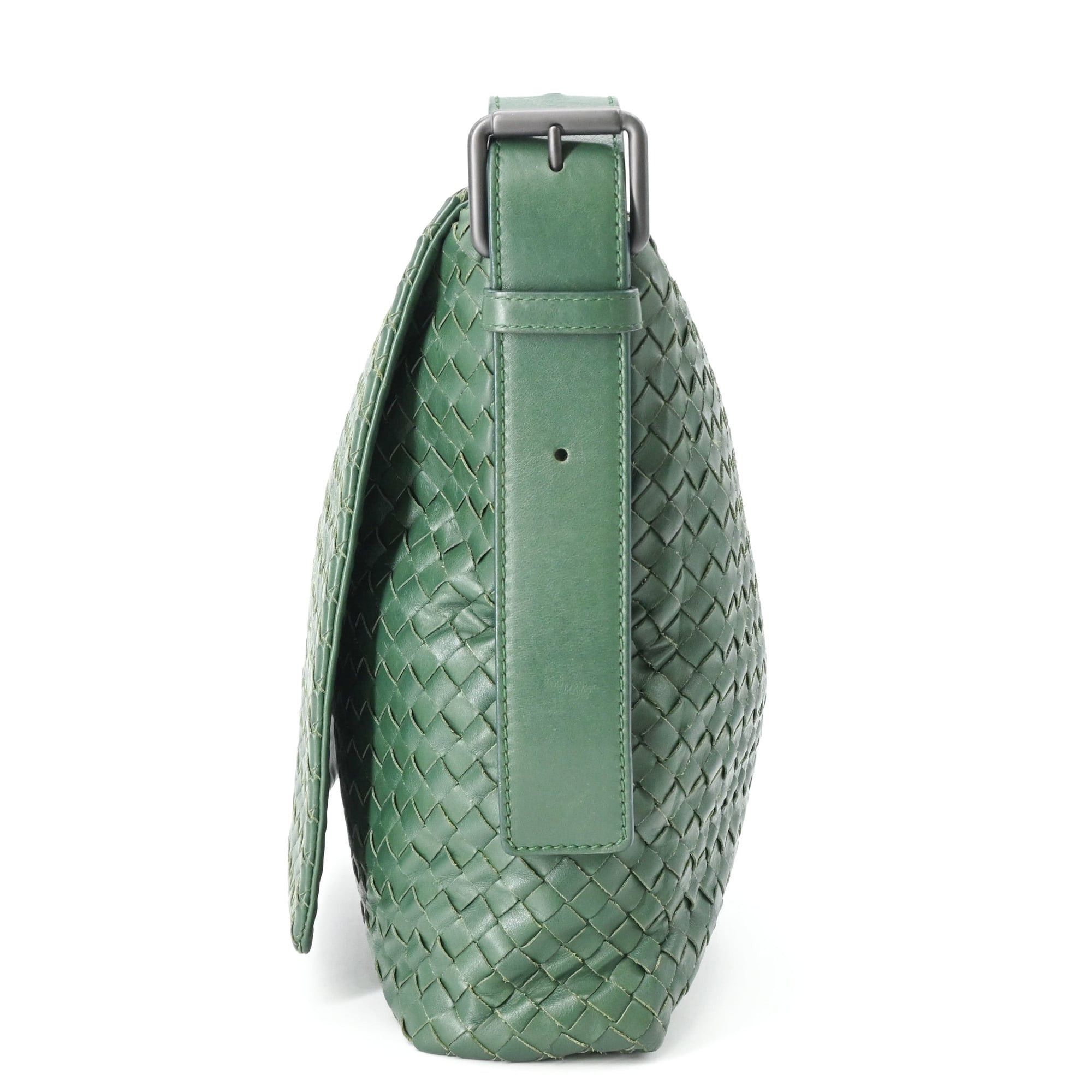 Bottega Veneta BOTTEGA VENETA Intrecciato Crossbody Shoulder Bag, Green Size ONE SIZE - 3 Thumbnail